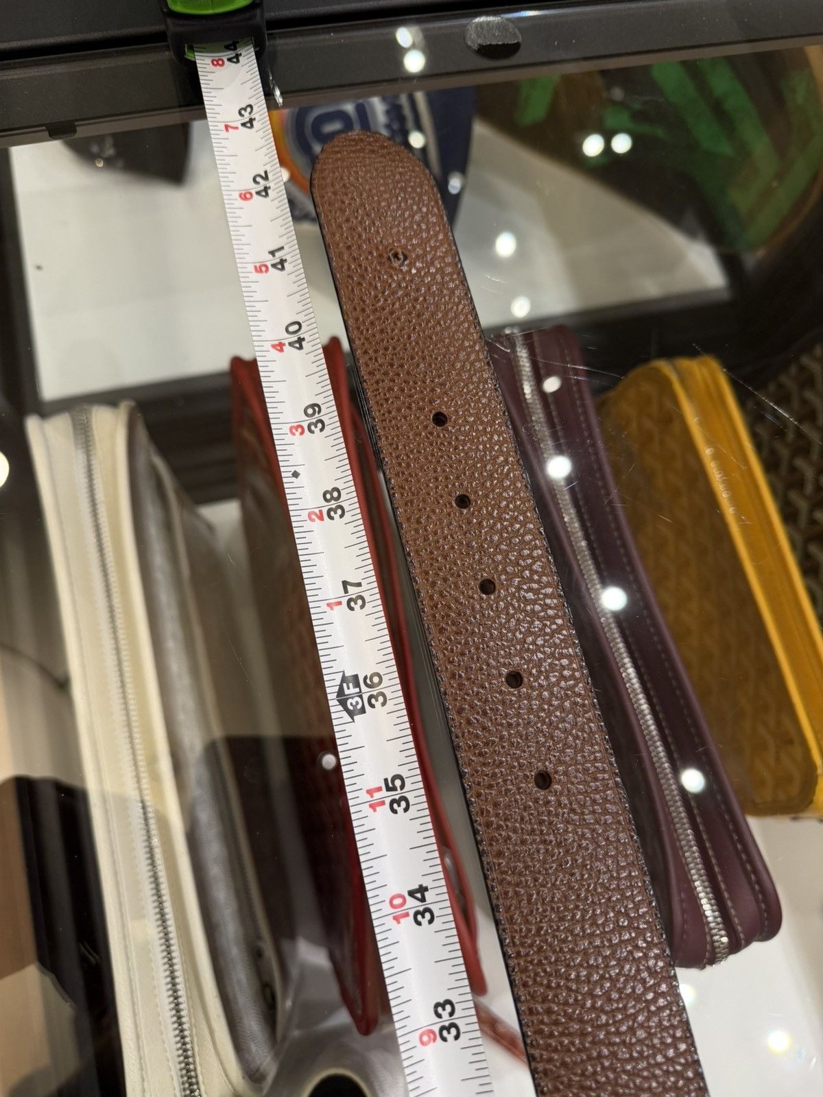 Polo Ralph Lauren Polo Ralph Lauren Brown Leather Belt Size 34 - 7 Thumbnail