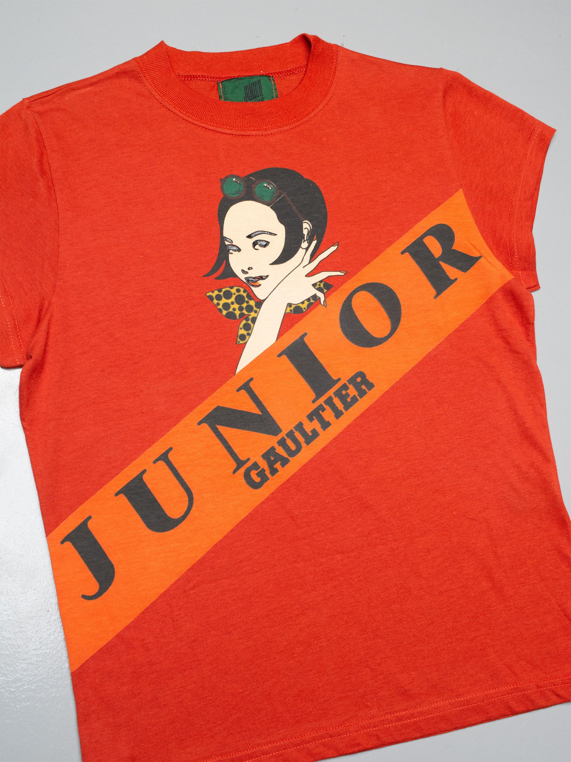 Jean Paul Gaultier Junior Gaultier - (vintage) - women's graphic t-shirt Size L / US 10 / IT 46 - 3 Thumbnail