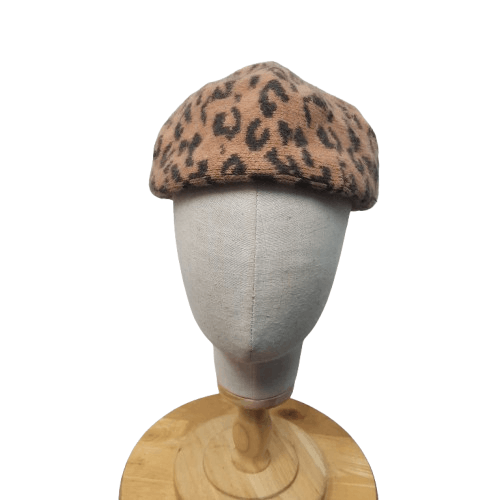 14th Addiction 💥 Japanese brand snidel leopard punk fur beret hat Size ONE SIZE - 2 Thumbnail