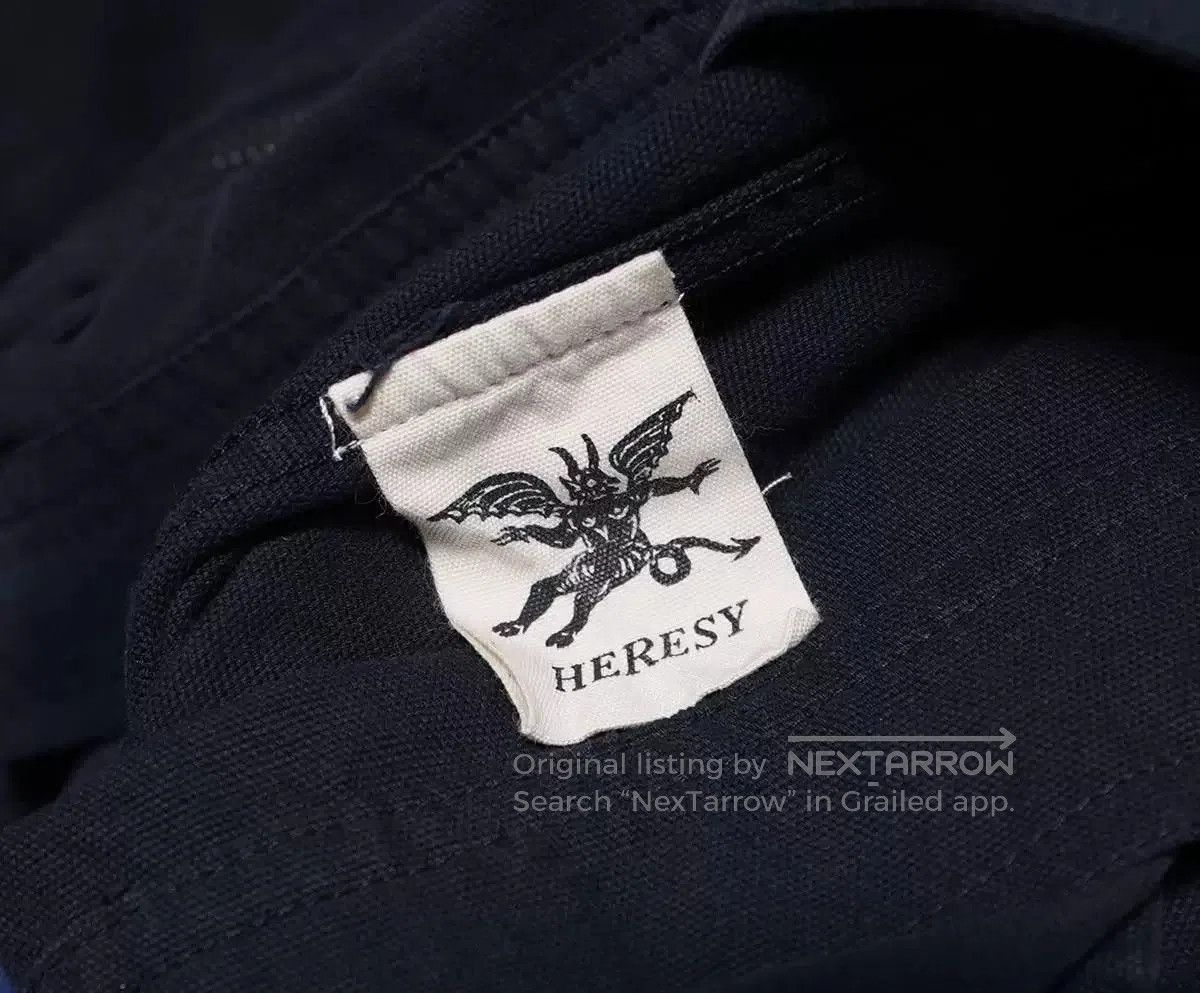 HERESY heresy guild navy shirt with logo embroidery. Size US XL / EU 56 / 4 - 5 Thumbnail