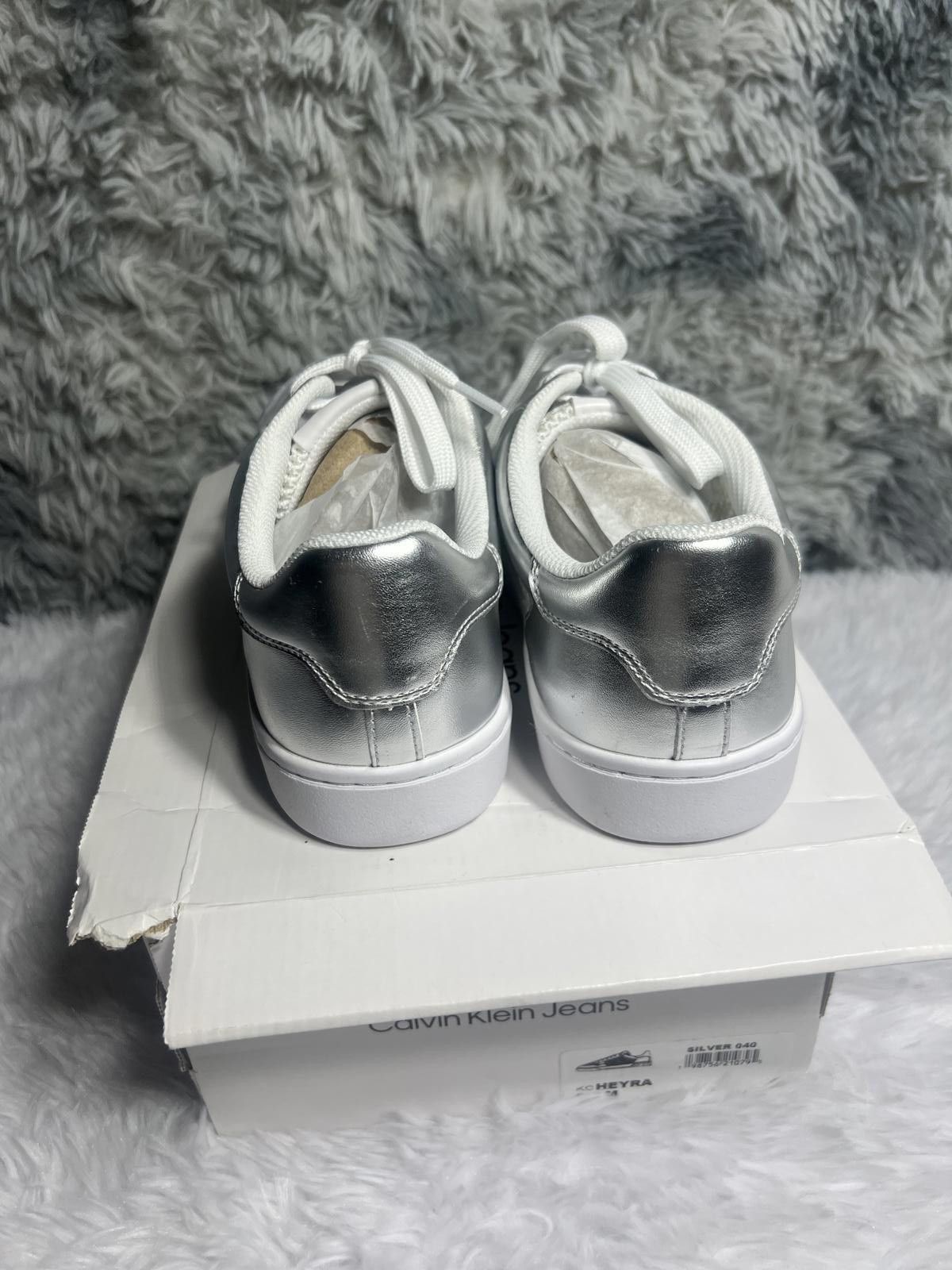 Other Calvin Klein Silver Sneakers KC HEYRA Size 9.5 M Size US 9.5 / IT 39.5 - 2 Thumbnail