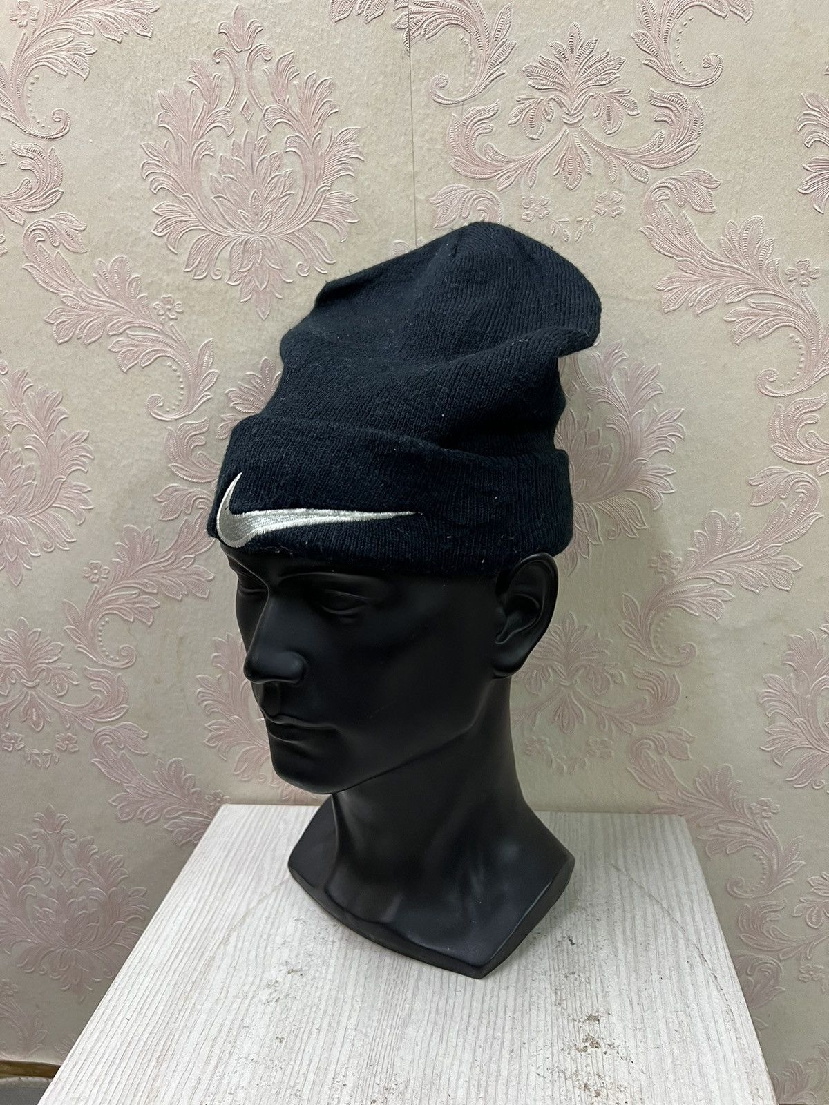 Nike Vintage Nike Swoosh Beanie Hats Size ONE SIZE - 3 Thumbnail