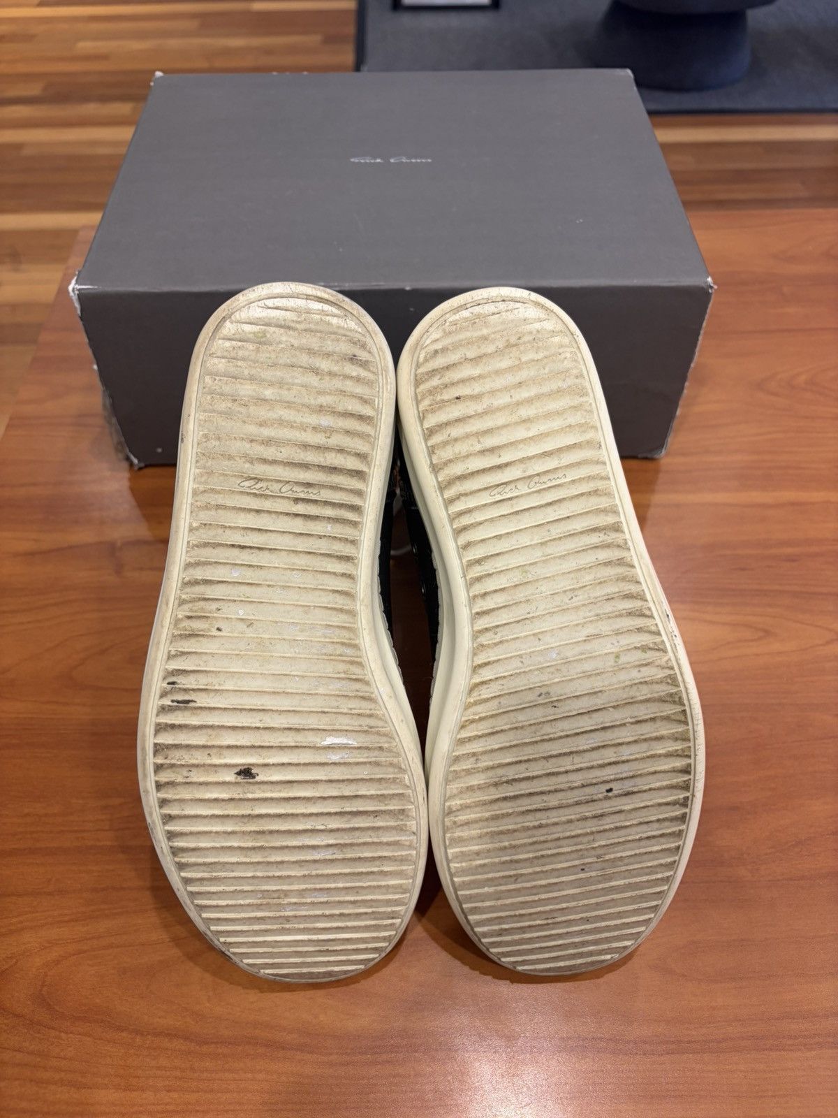 Rick Owens Rick Owens High "Black Milk" Size US 9 / EU 42 - 3 Thumbnail