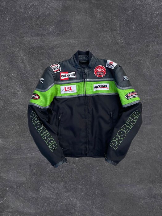 Vintage Probiker Castrol Racing Leather Jacket Vintage Y2K | Grailed