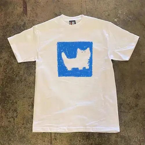 VIBE Street fashion cute cat print cotton t-shirt Size US M / EU 48-50 / 2 - 5 Thumbnail