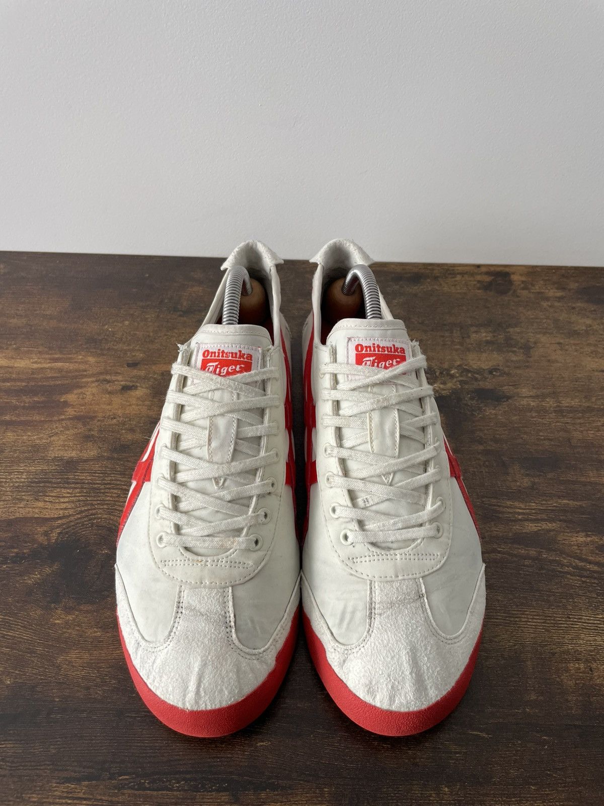 Asics Asics Onitsuka Tiger Shoes White/Red Y2K Size US 9.5 / EU 42-43 - 5 Thumbnail