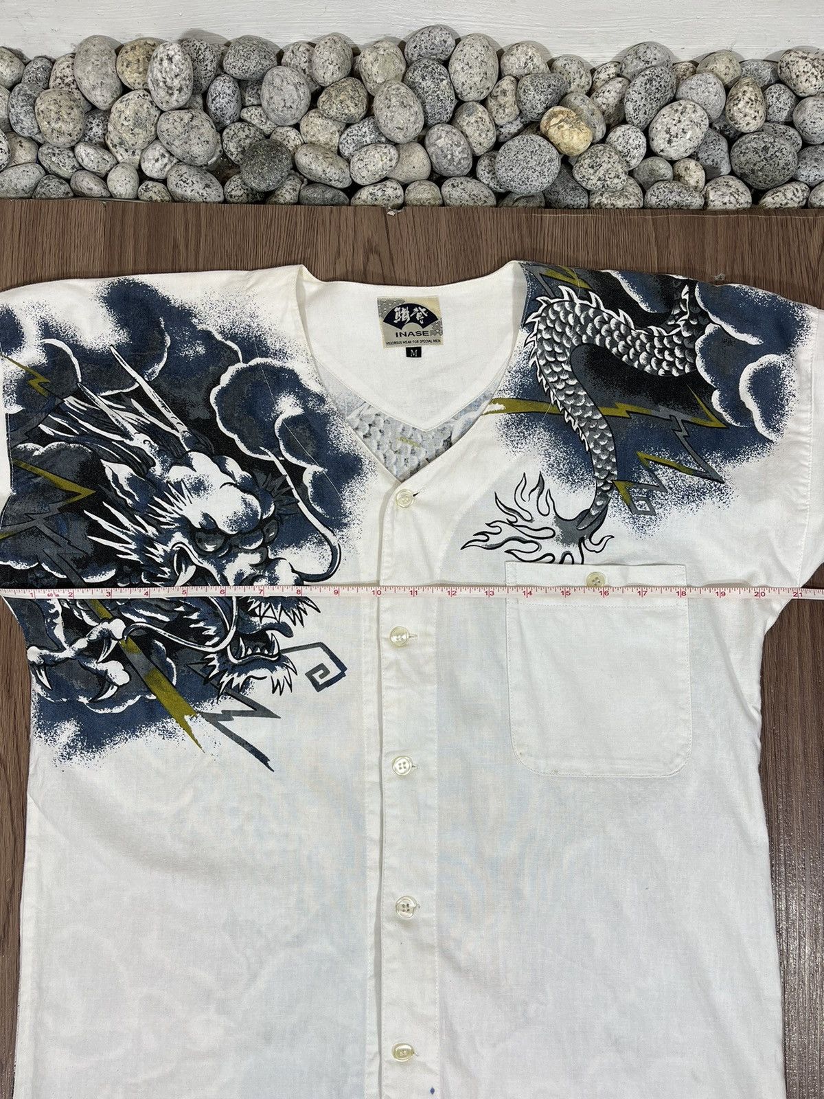 Japanese Brand Inase Vintage Japan Sukajan Dragon Button Shirt Size US M / EU 48-50 / 2 - 10 Thumbnail