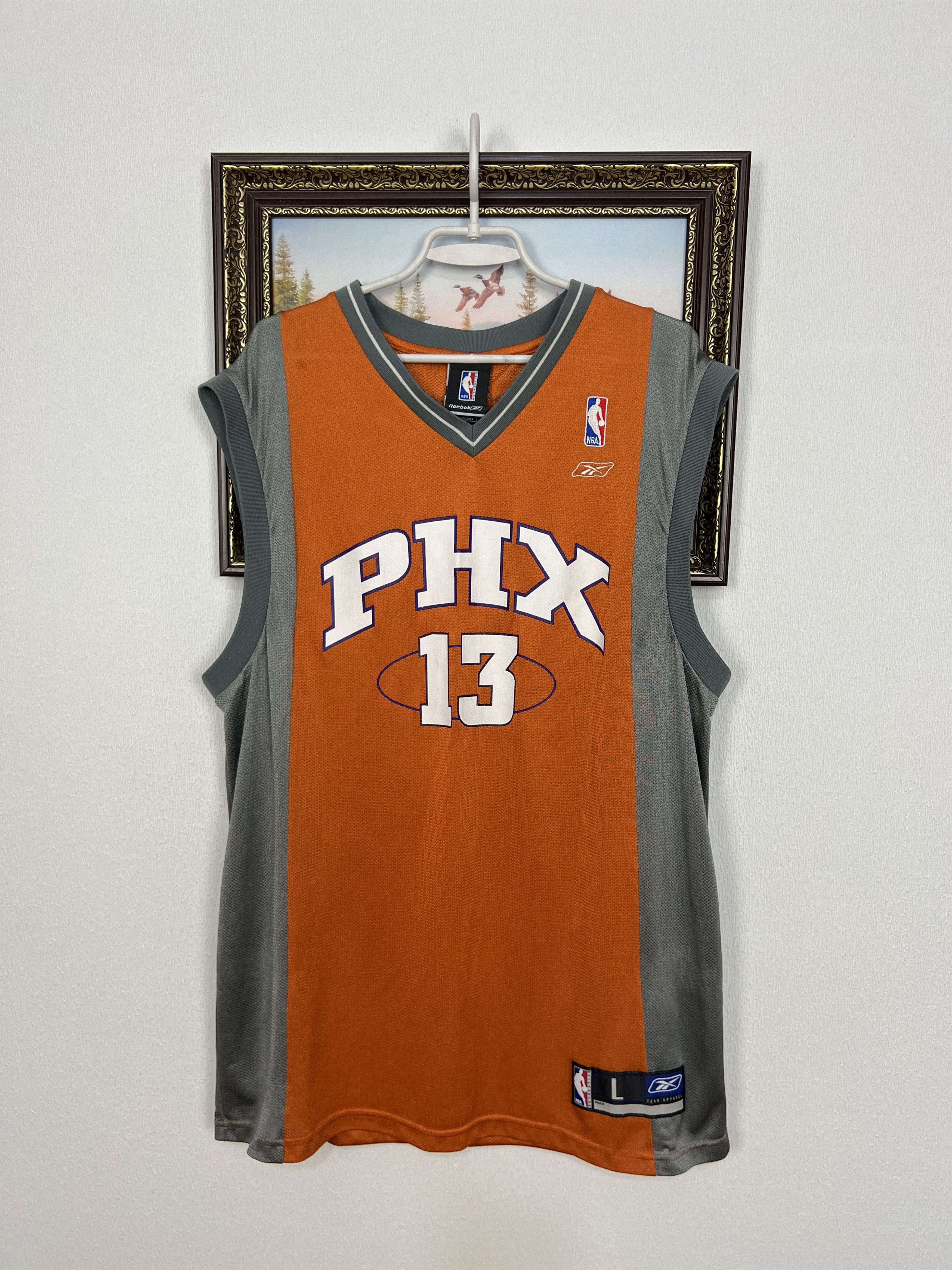 Reebok Vintage Reebok Phoenix Suns Steve Nash #13 Jersey NBA Size US L / EU 52-54 / 3 - 1 Thumbnail