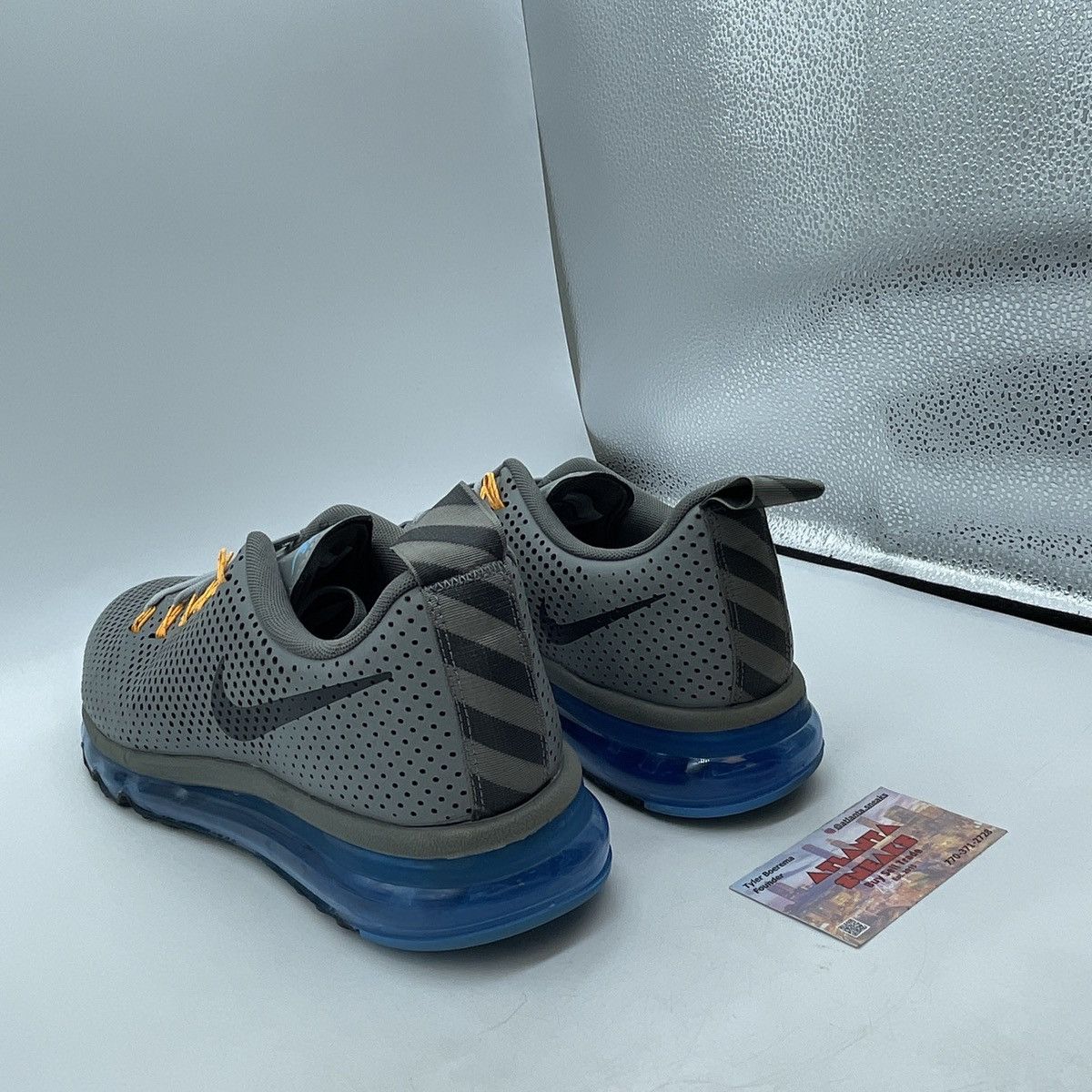 Nike Air max 90 motion wolf grey blue Size US 11 / EU 44 - 4 Thumbnail