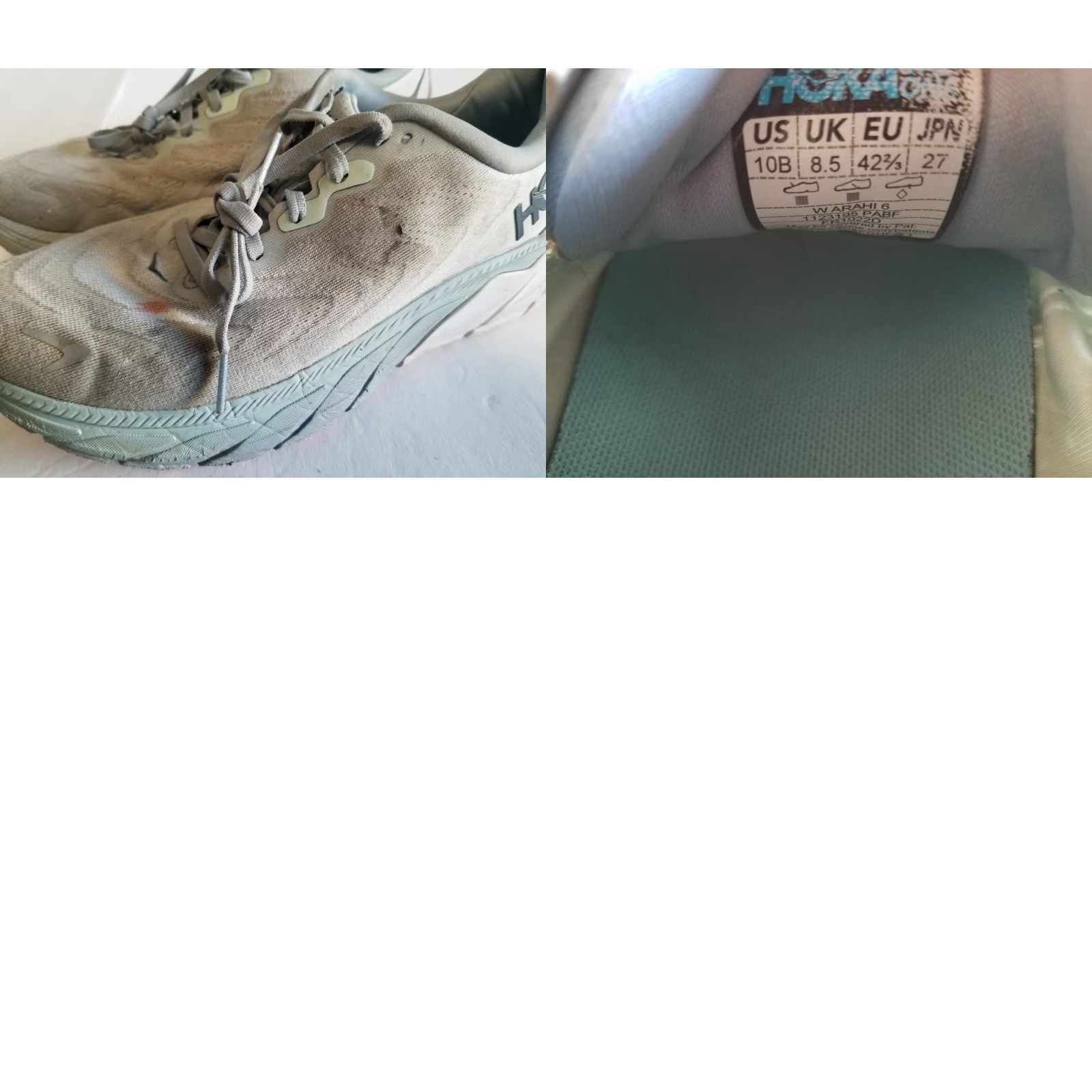 Vintage Hoka One One Arahi 6 Shoes Sneaker Women Size 10 Blue Distressed B Size US 10 / IT 40 - 10 Thumbnail