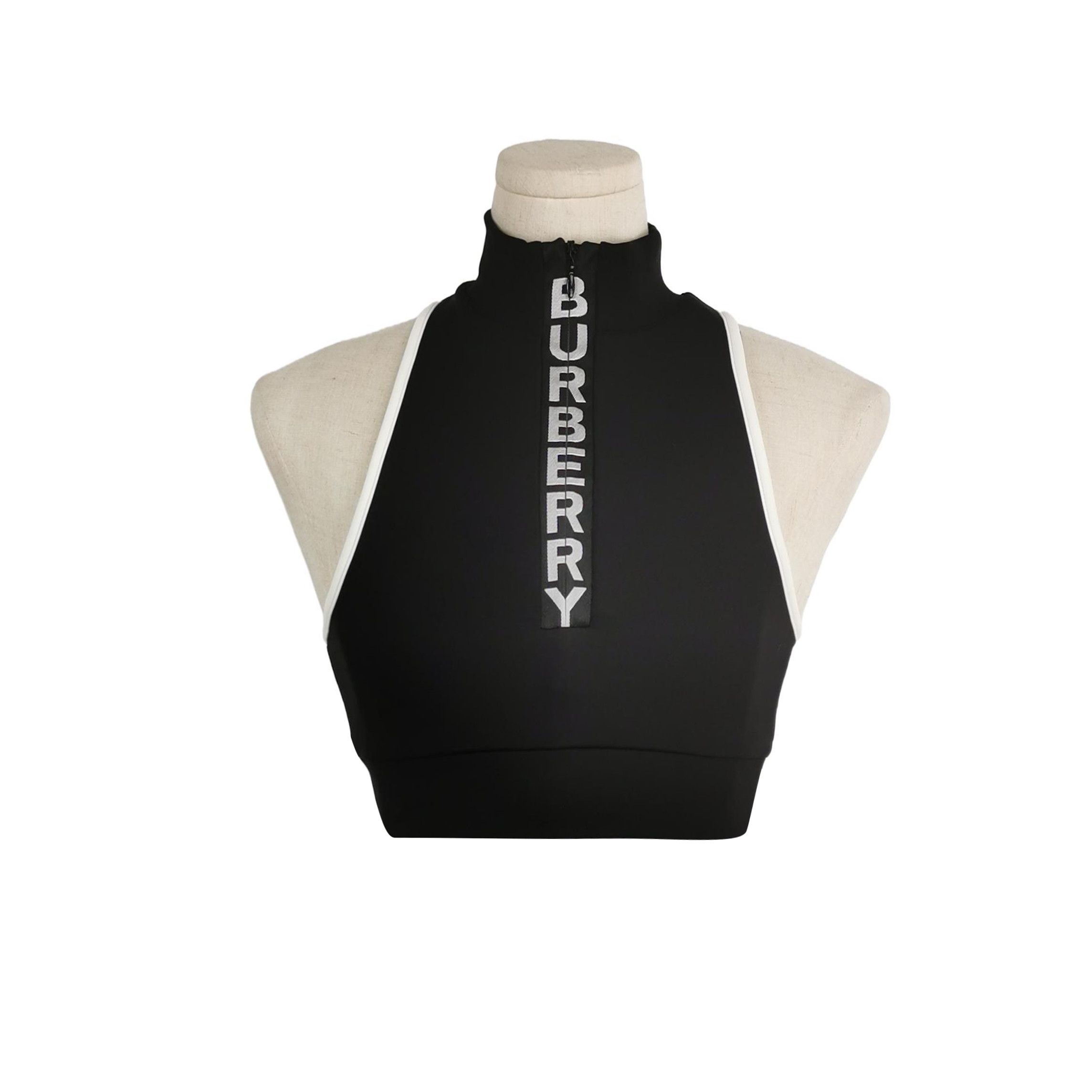 Burberry Burberry Color Block Logo Zipper Top 0079 Size US XS / EU 42 / 0 - 1 Thumbnail