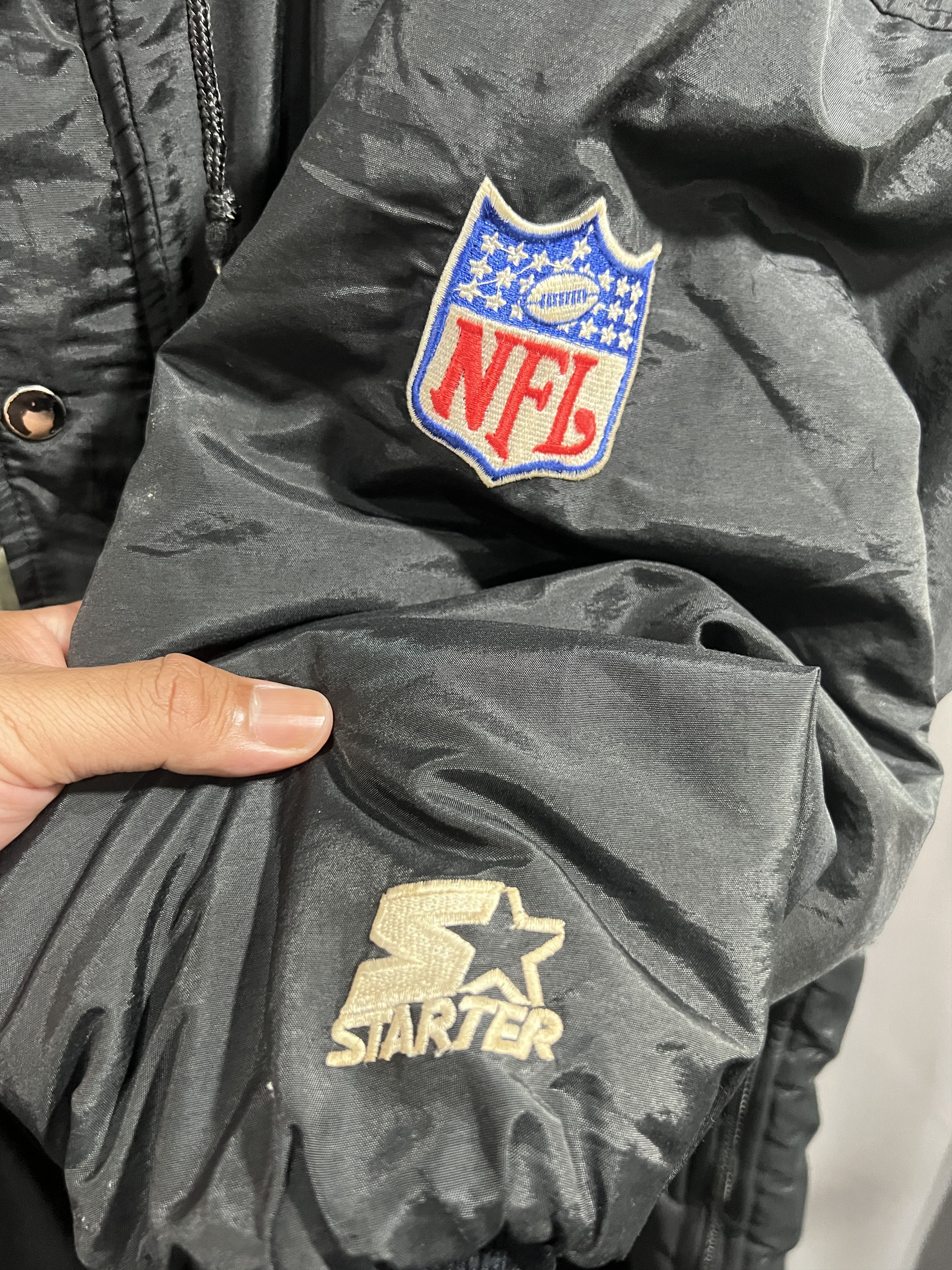 Starter Vintage Starter Los Angeles Raiders NFL Jacket (L) JKA185 Size US L / EU 52-54 / 3 - 6 Thumbnail
