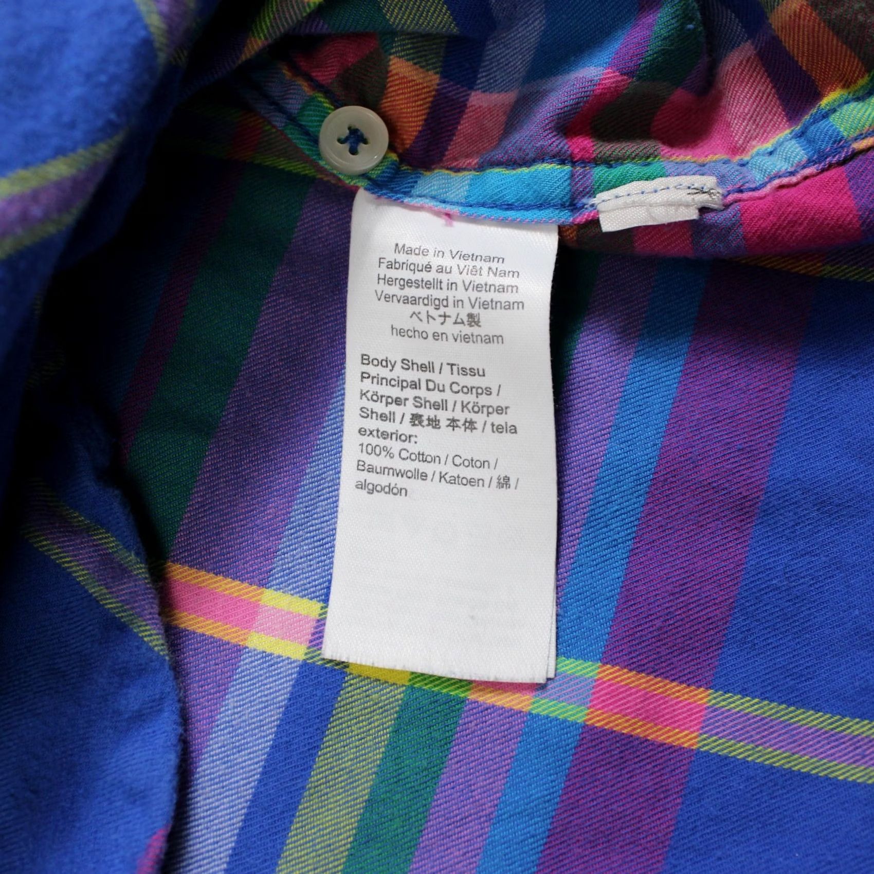 J.Crew J Crew Shirt 16 Blue Plaid Button Front Long Sleeve Coastal Heritage Women Size XXL / US 16-18 / IT 52-54 - 4 Thumbnail