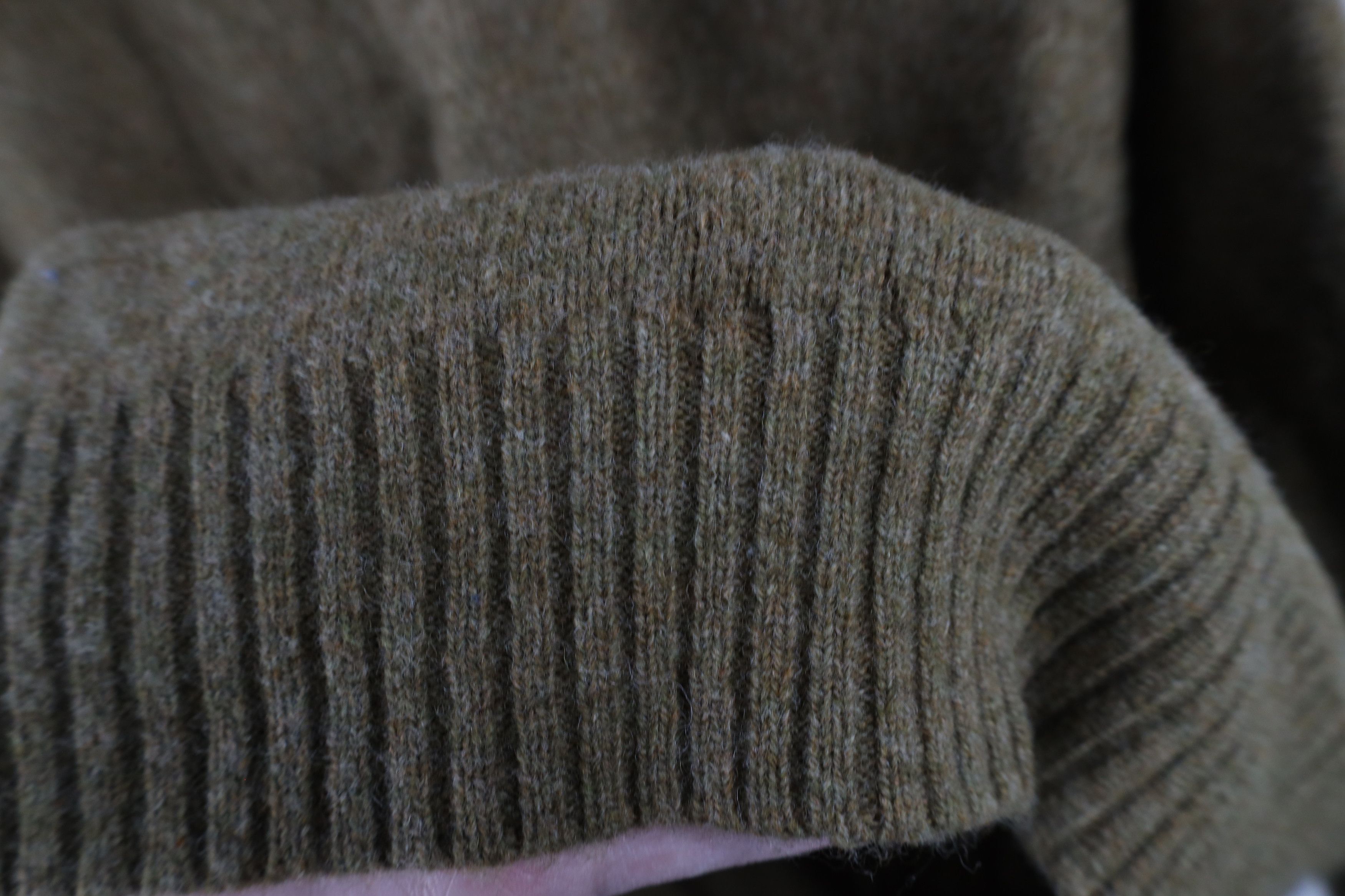 Cabelas × Vintage Vintage 90s Cabelas Wool Knit Crewneck Sweater Heather Green Size US L / EU 52-54 / 3 - 9 Thumbnail