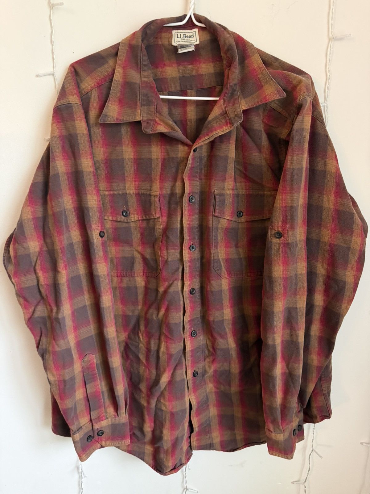 L.L. Bean L.L. Bean Plaid Button Up Size US L / EU 52-54 / 3 - 1 Thumbnail