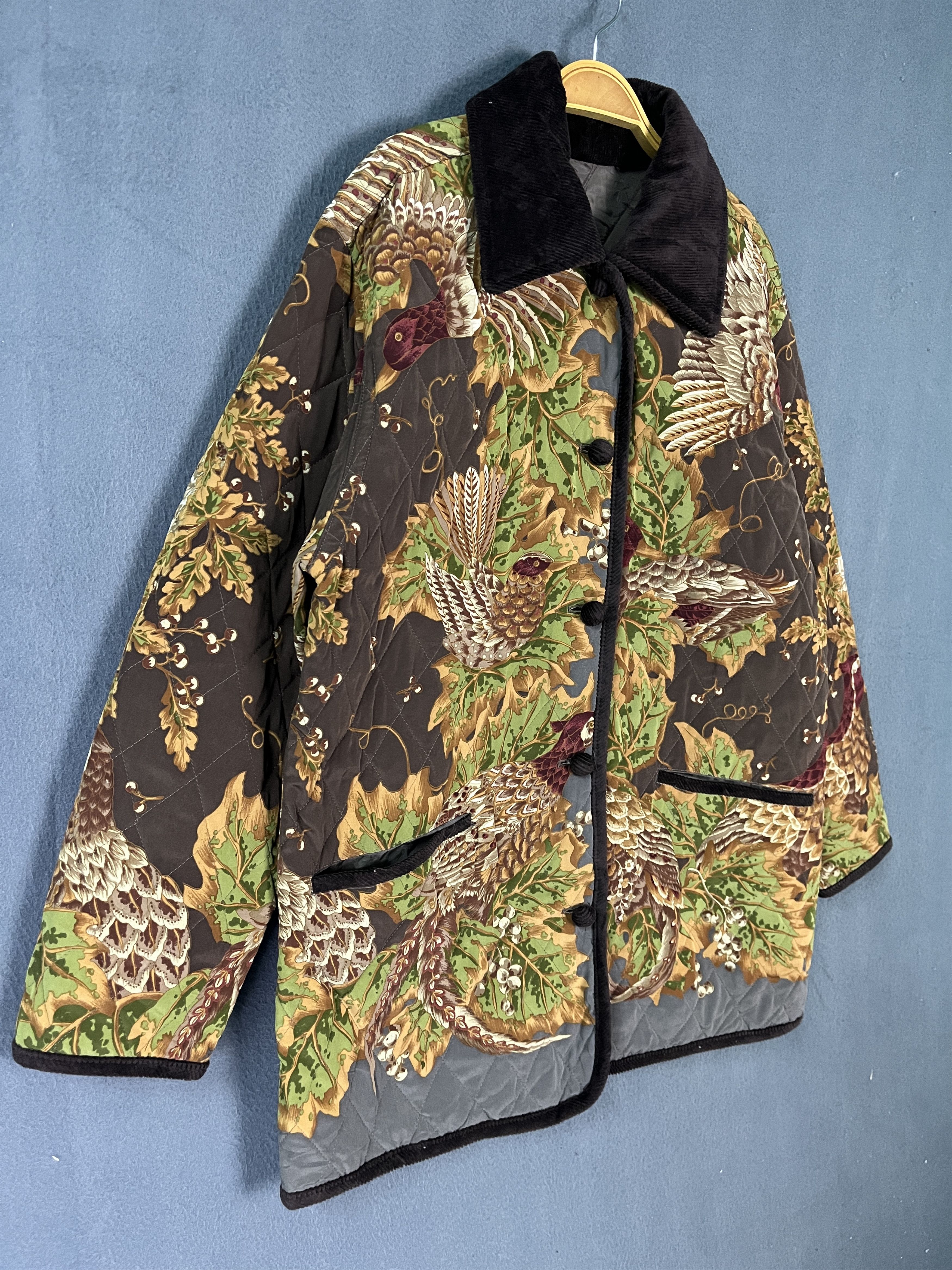 Japanese Brand Artwork of Noble American with Nature AOP Quilted Jacket Size US M / EU 48-50 / 2 - 6 Thumbnail