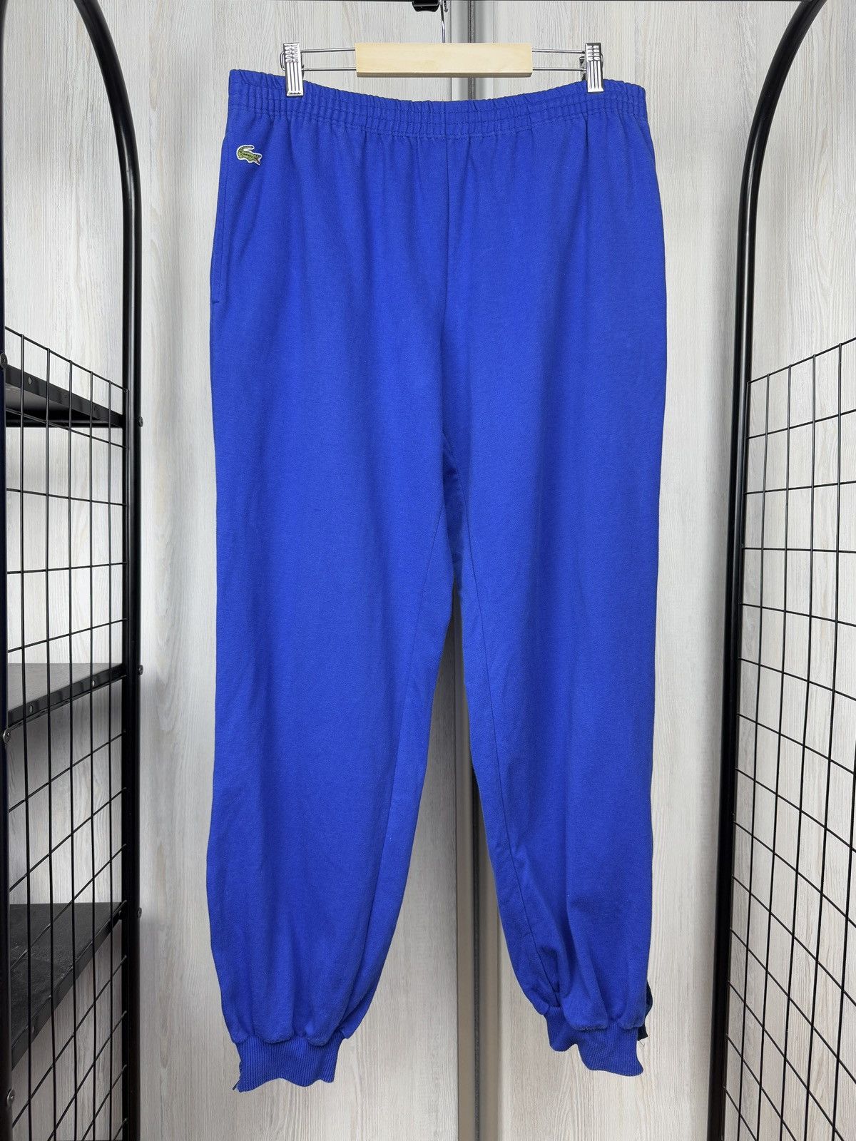 Lacoste Chemise Lacoste vintage 90s made in France blue sweatpants Size US 34 / EU 50 - 1 Thumbnail