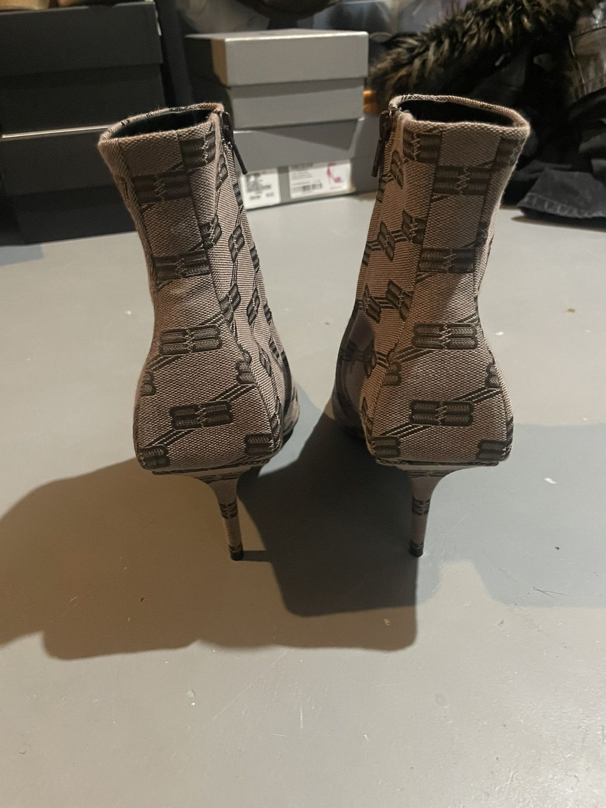 Balenciaga Balenciaga BB Monogram Canvas Knife Sock Boots 40EU Size US 10 / IT 40 - 3 Thumbnail