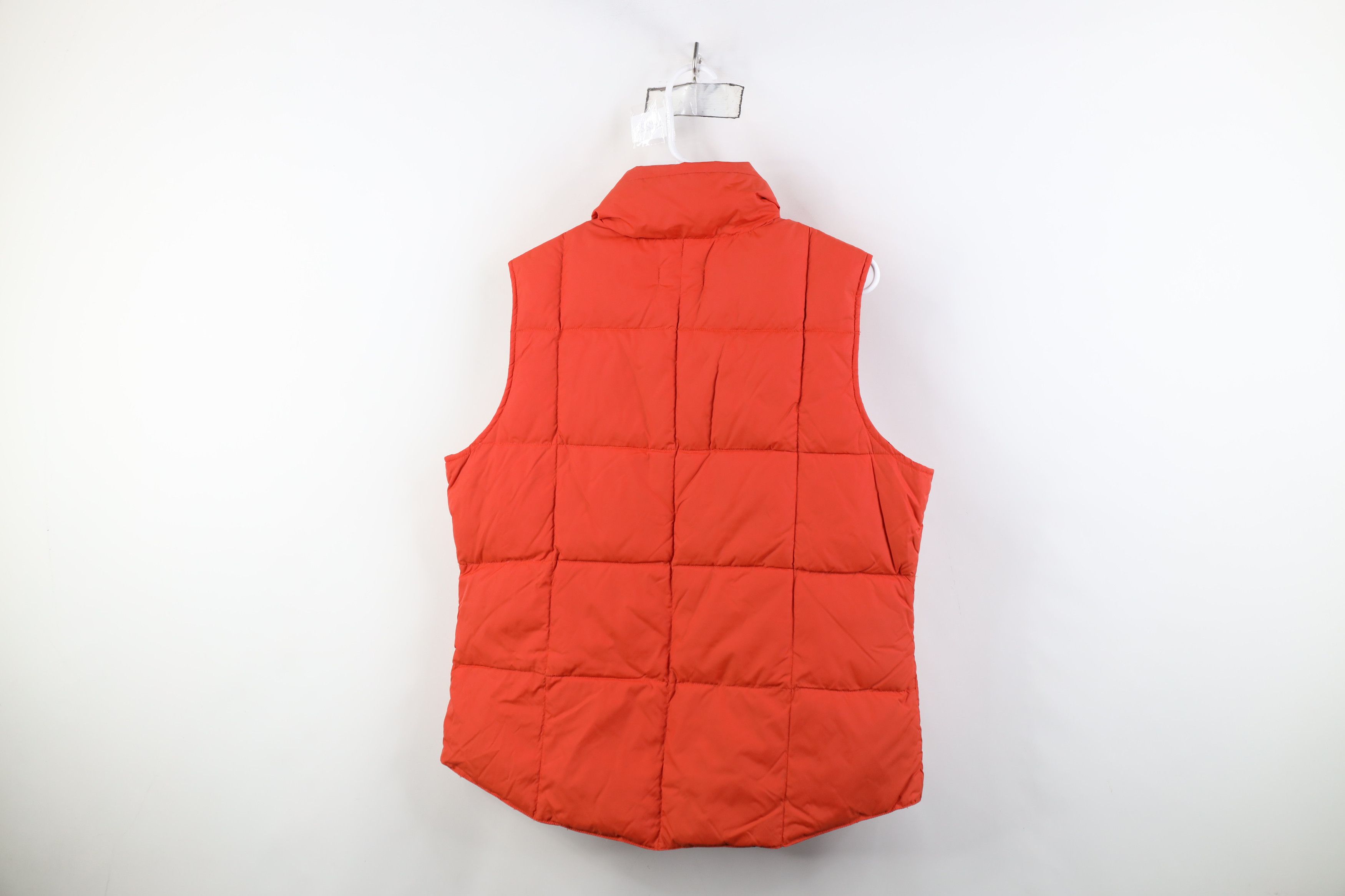 Lands' End Vintage Lands End Duck Down Puffer Vest Jacket Orange Size M / US 6-8 / IT 42-44 - 12 Thumbnail