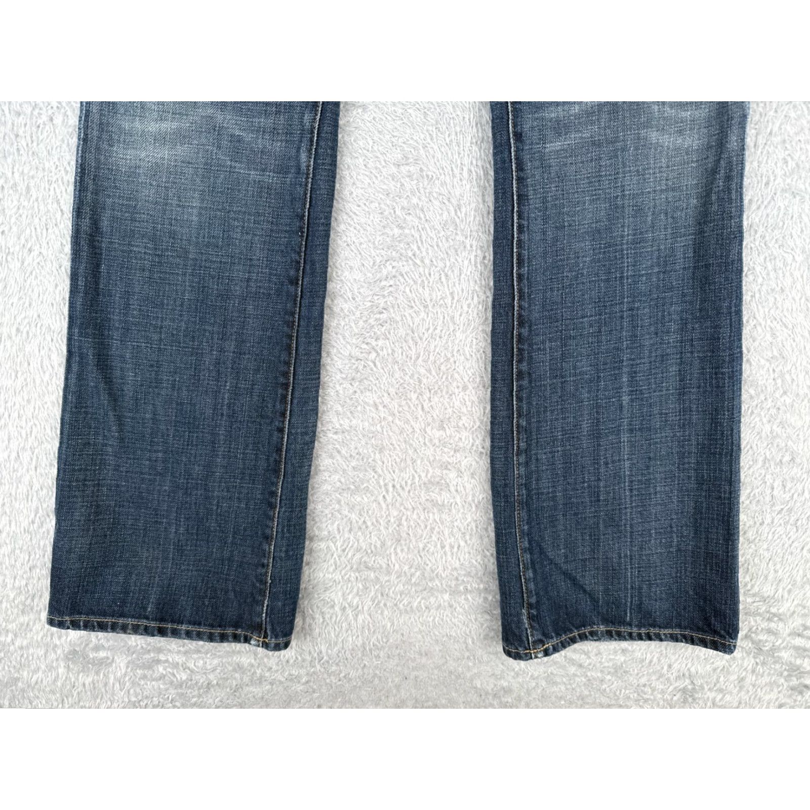 Citizens Of Humanity Citizens of Humanity Women's Jeans 29 Blue Denim Kelly 001 Low Rise Bootcut 30x31 Distressed Relaxed Fit Size 29" - 2 Thumbnail