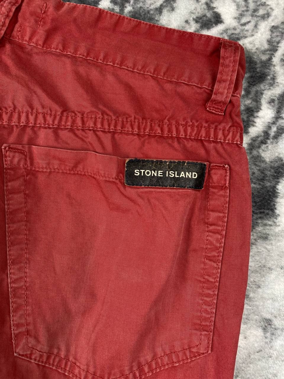 Stone Island Vintage Stone Island Denim Pants 90s Men Size 46 Red Size US 30 / EU 46 - 3 Thumbnail