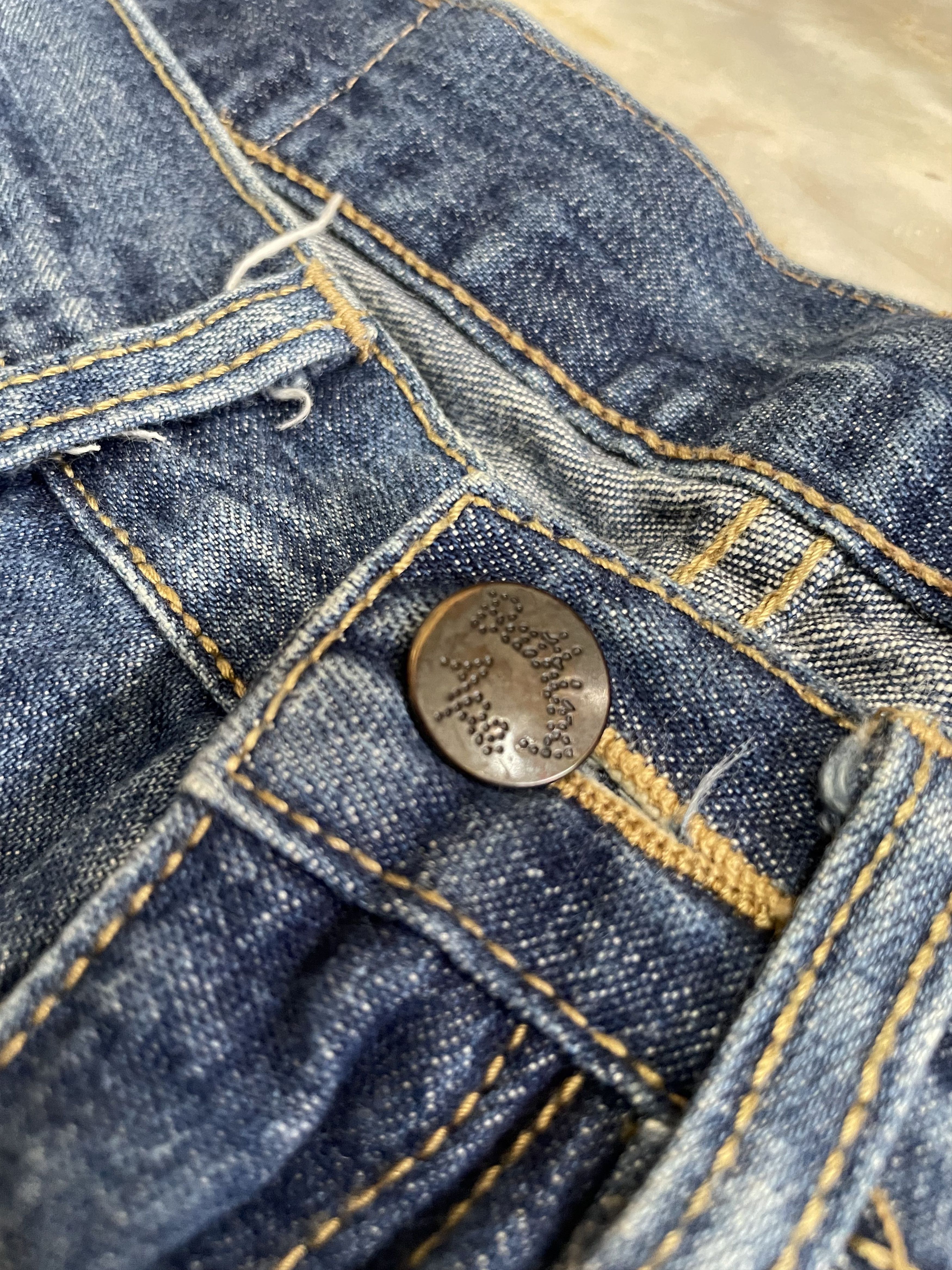 Bape × Nigo × Vintage OG Bape - Double Pocket Logo Denim Pants Size US 32 / EU 48 - 8 Thumbnail