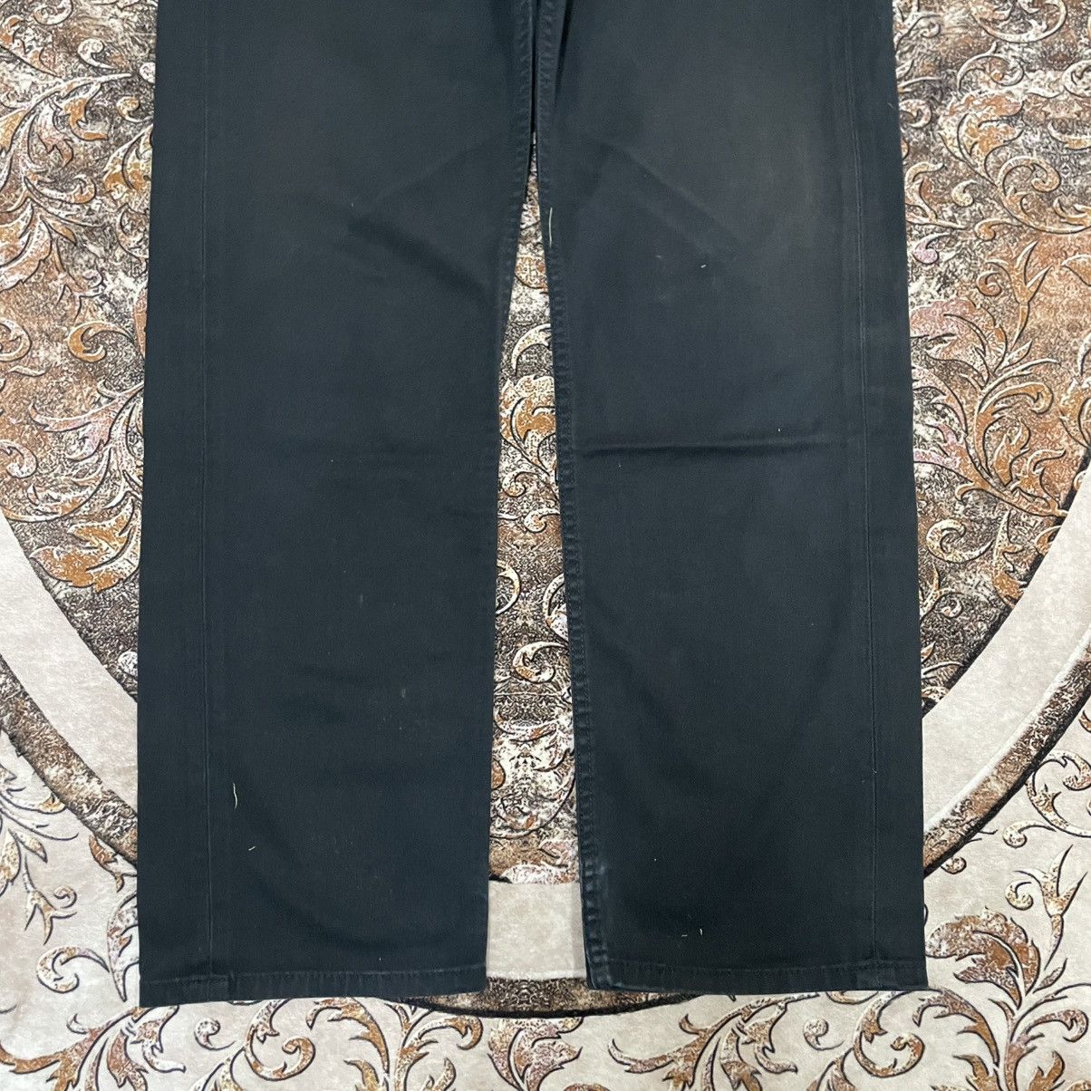 Levi's Vintage Clothing 🔥Vintage Levis 505 Super Black Straight Distress Denim Jeans Size US 35 - 3 Thumbnail