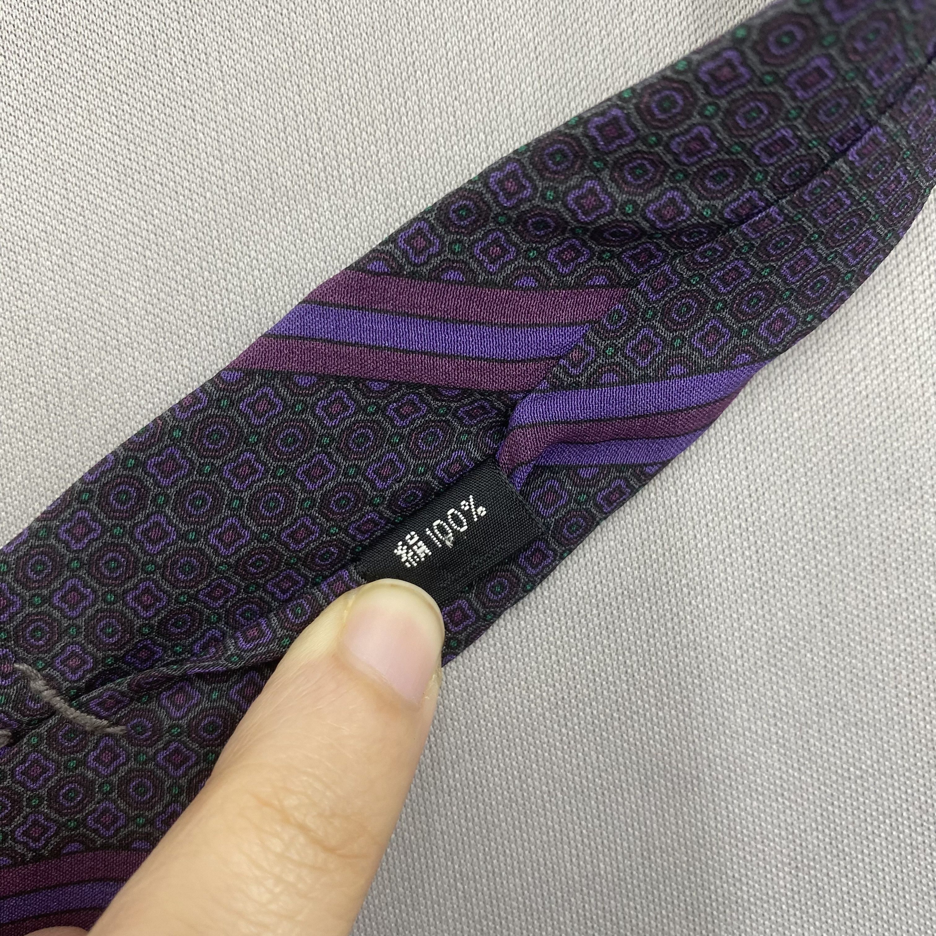 Japanese Brand Vintage Christian Dior SILK Necktie Cravate Pure Silk Size ONE SIZE - 7 Thumbnail