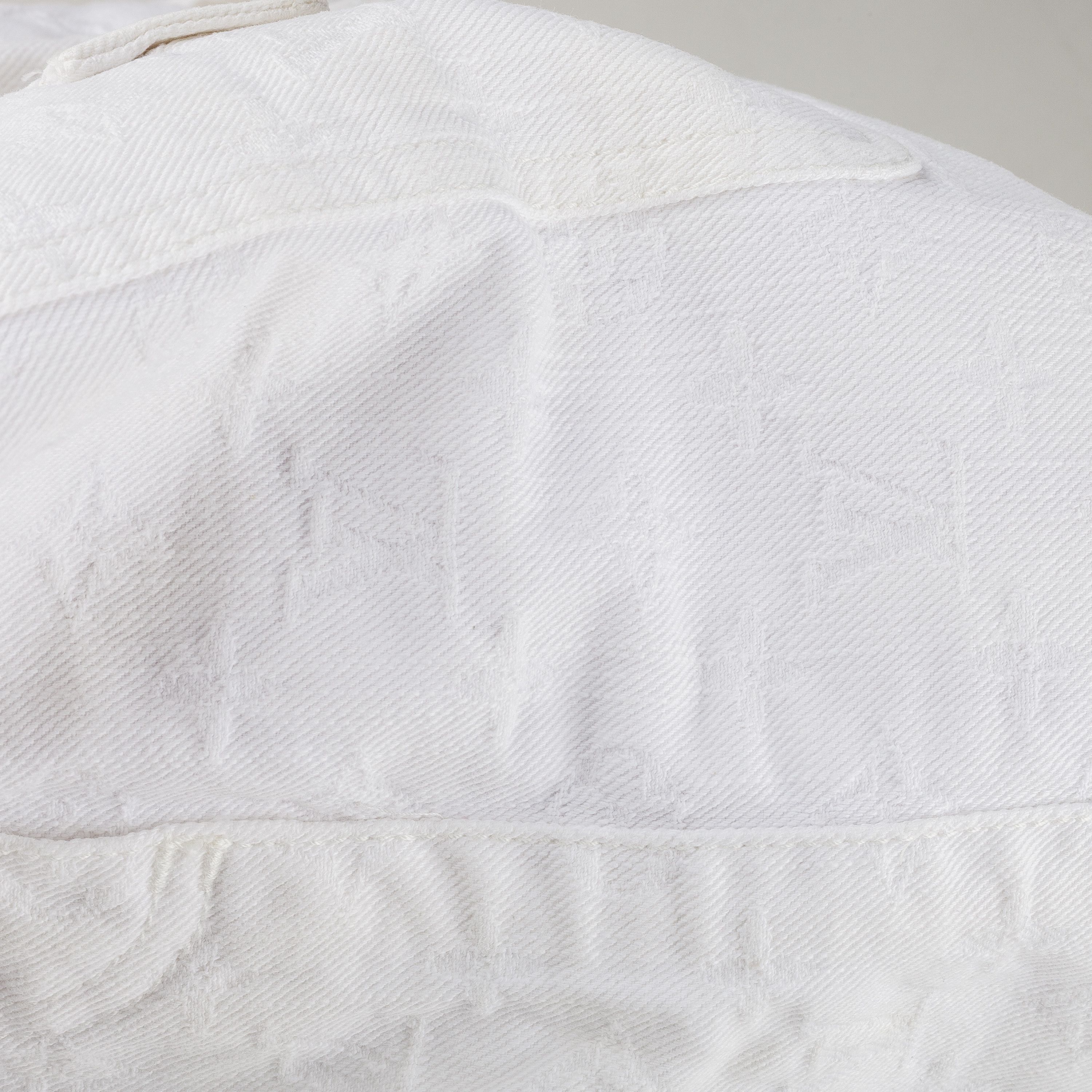 Louis Vuitton Louis Vuitton LV Vintage White Monogram Mini Cargo Skirt Size 30" / US 8 / IT 44 - 8 Thumbnail