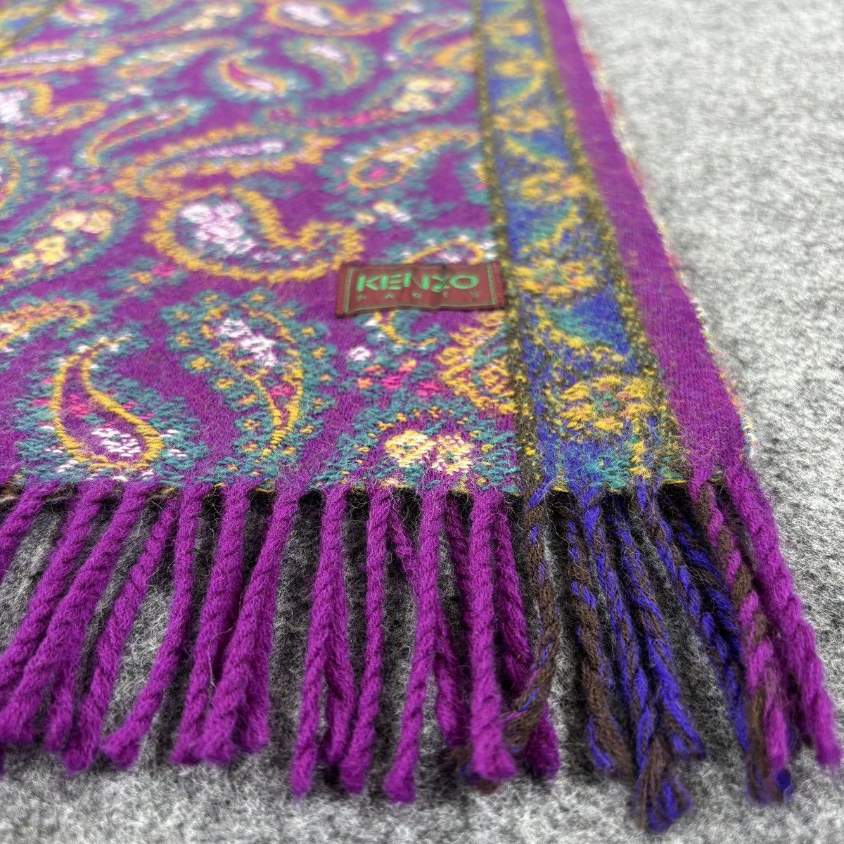 Kenzo × Vintage Kenzo Scarf # D774 # Muffler # Neckwear Size ONE SIZE - 8 Thumbnail