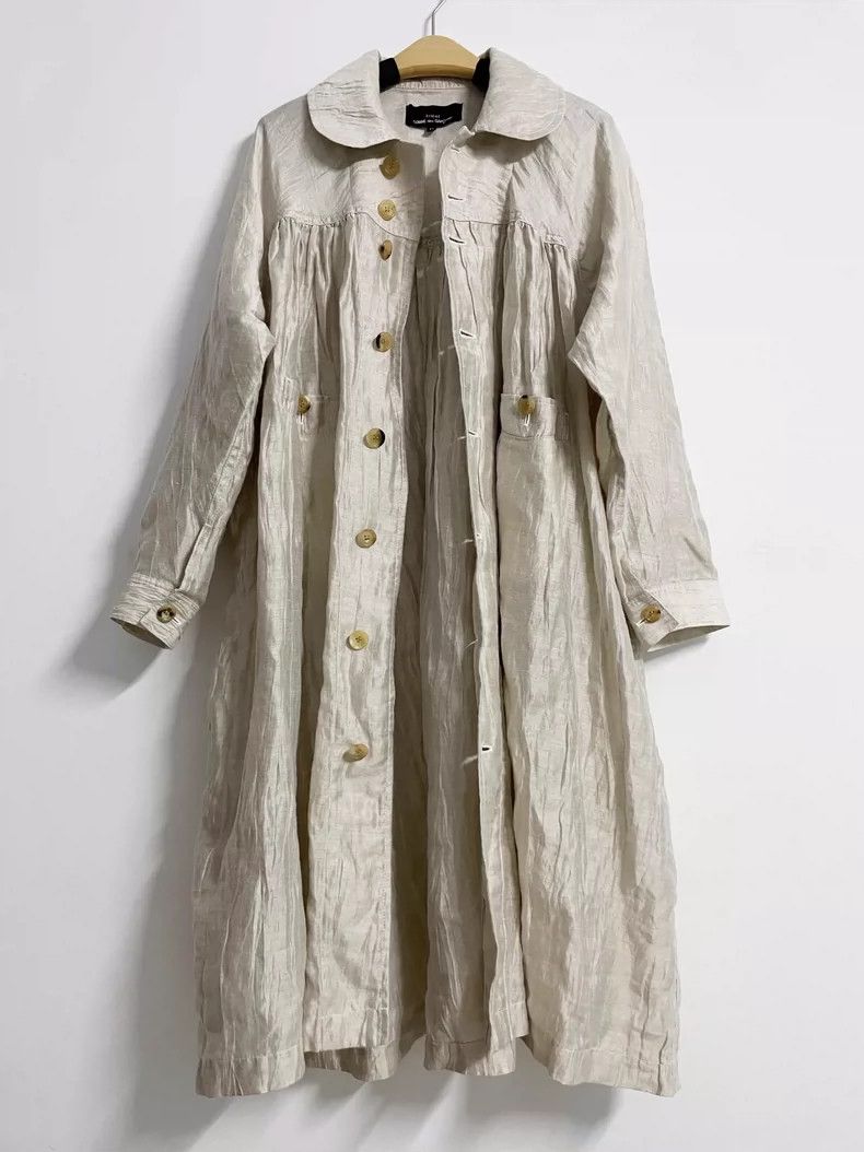 Comme des Garcons Comme Des Garcons Doll-collar linen jacket Size M / US 6-8 / IT 42-44 - 1 Thumbnail