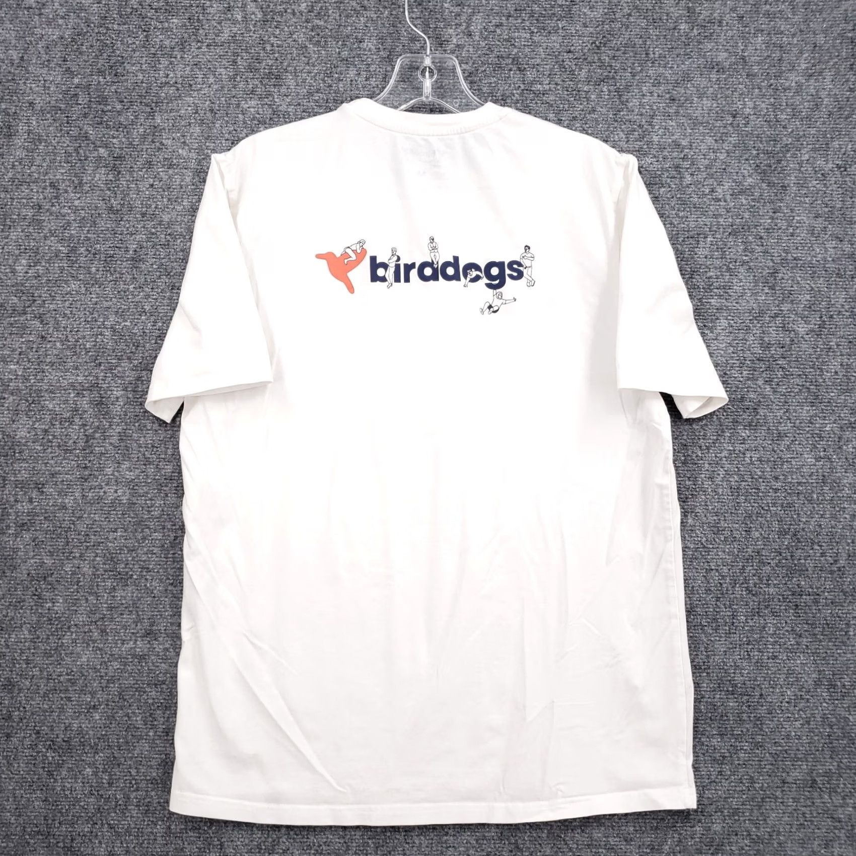 Vintage Birddogs Shirt Mens M White Graphic Cotton Stretch Short Sleeve Athletic Size US M / EU 48-50 / 2 - 2 Thumbnail