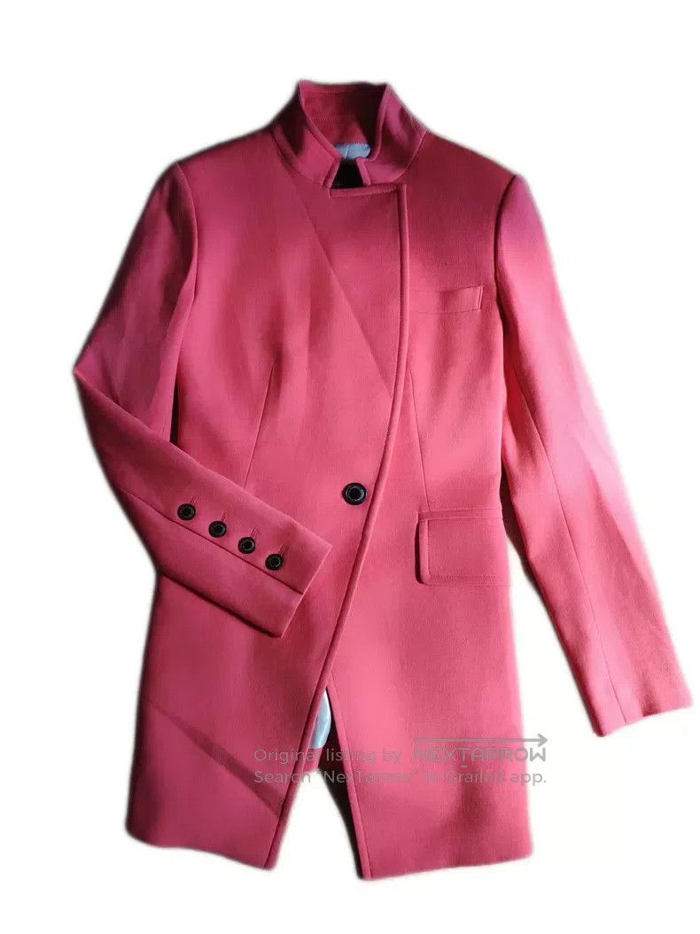 Vivienne Westwood Vivienne Westwood Peach Pink Slim Fit Trench Coat Size XS / US 0-2 / IT 36-38 - 4 Thumbnail