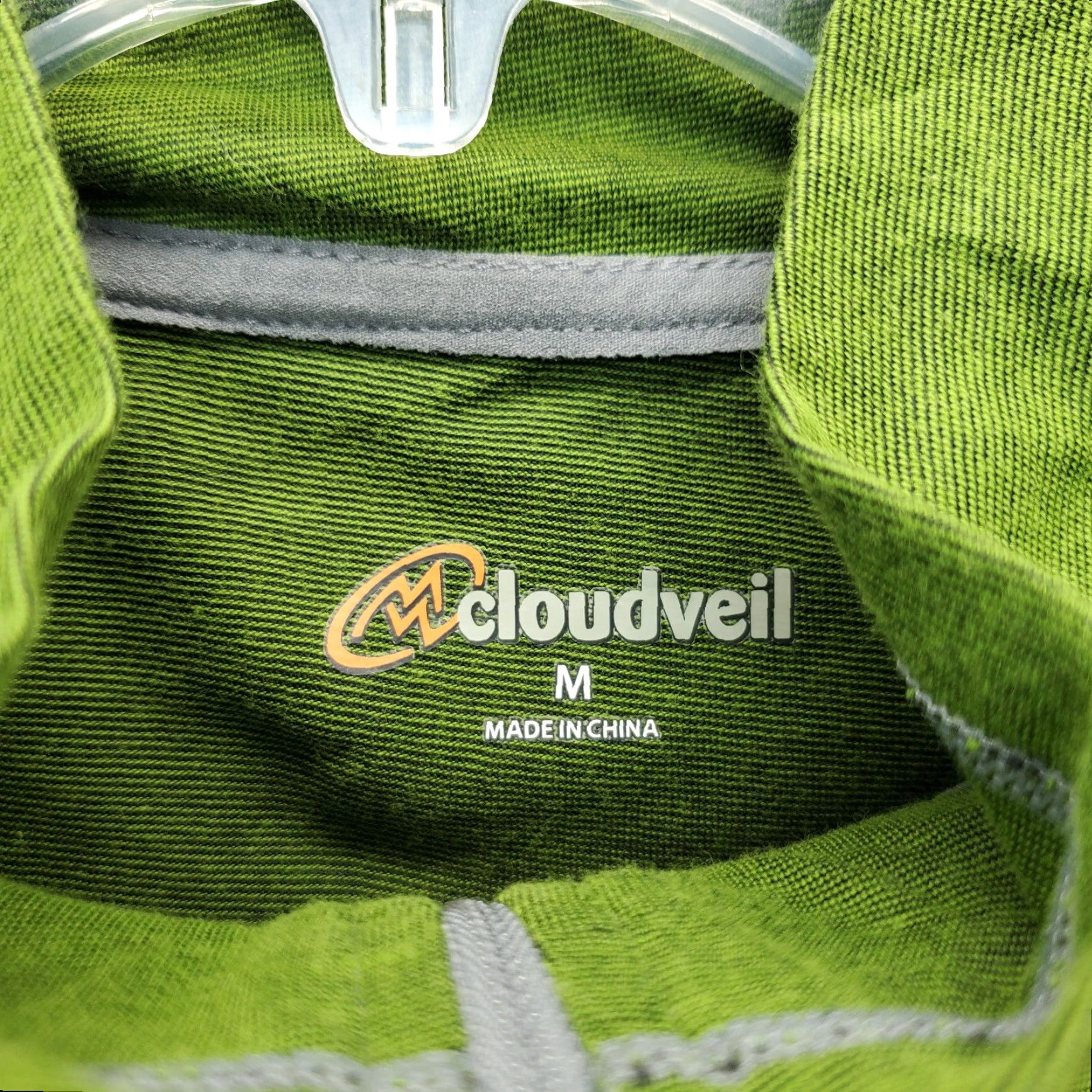 Vintage Cloudveil Active Shirt Mens M Green Cotton Long Sleeve Mock Neck Pullover Size US M / EU 48-50 / 2 - 5 Thumbnail