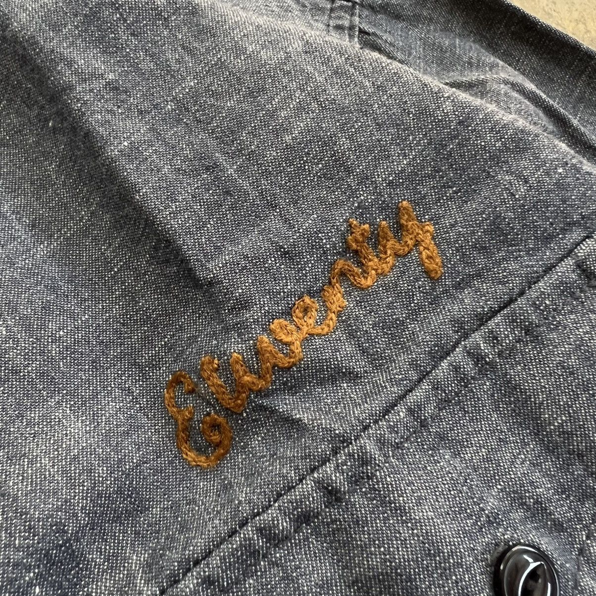 Japanese Brand The ETBX Work Clothing Motorcycle Denim Button up Shirt Size US M / EU 48-50 / 2 - 5 Thumbnail