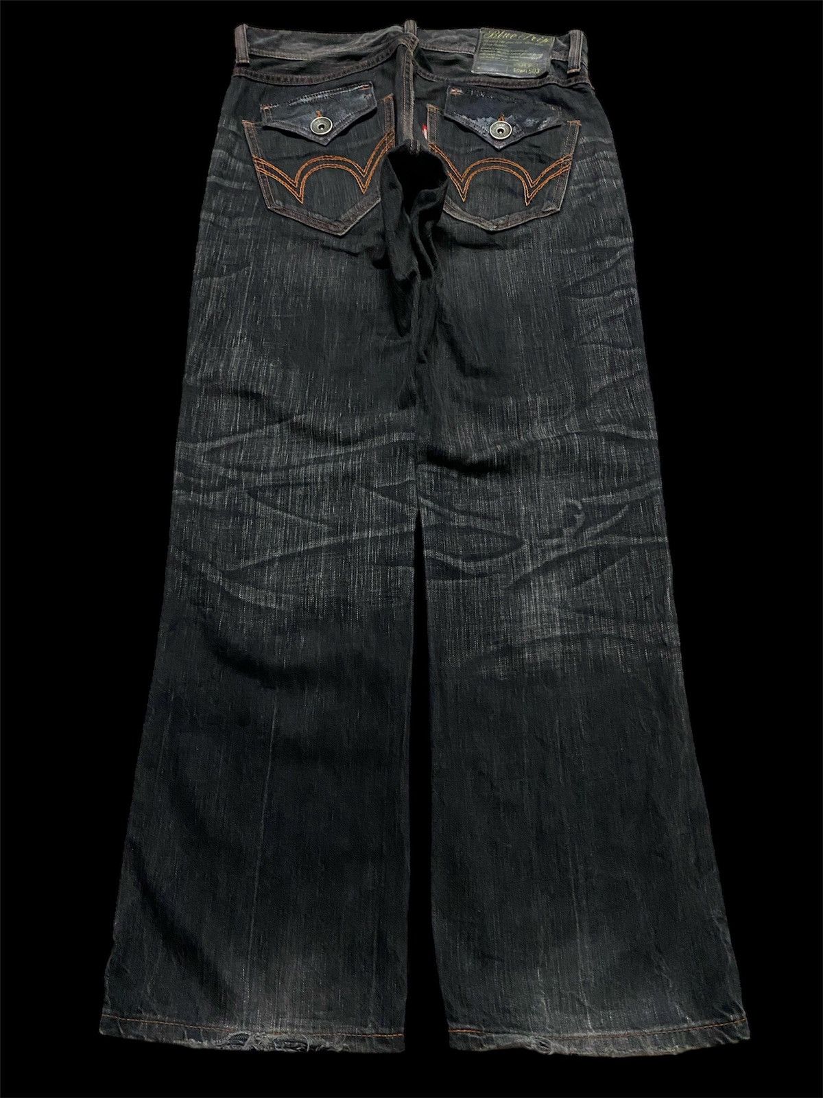 Edwin 💥Rare Vintage 90s Style Edwin Stone Washed Sick Faded Jean Size US 32 / EU 48 - 2 Thumbnail