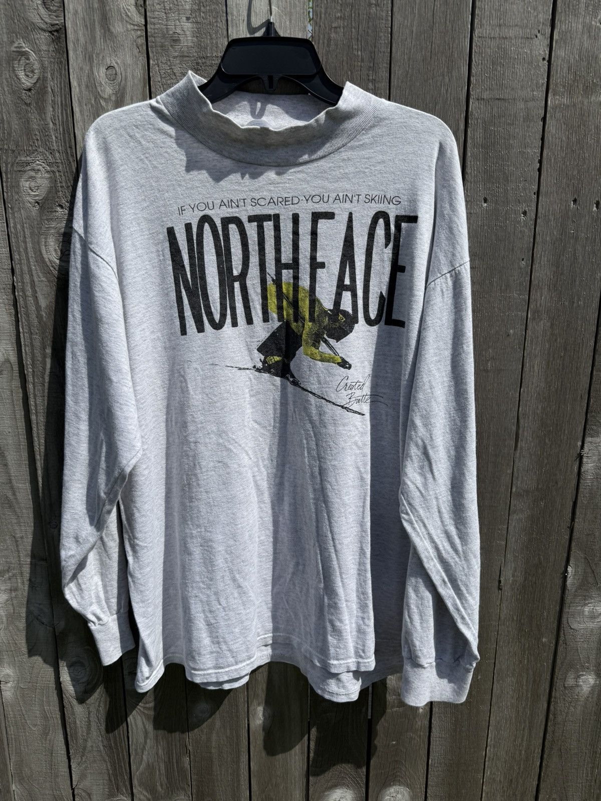 The North Face × Vintage Vintage North Face Skiing Longsleeve Tshirt Size US XL / EU 56 / 4 - 1 Thumbnail