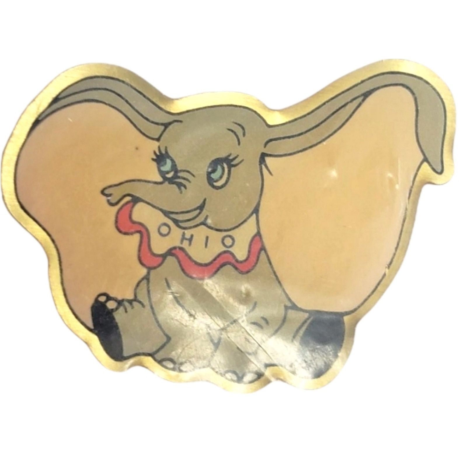 Disney Charming Vintage Dumbo Ohio 1980s Enamel Pin - NIP | Grailed