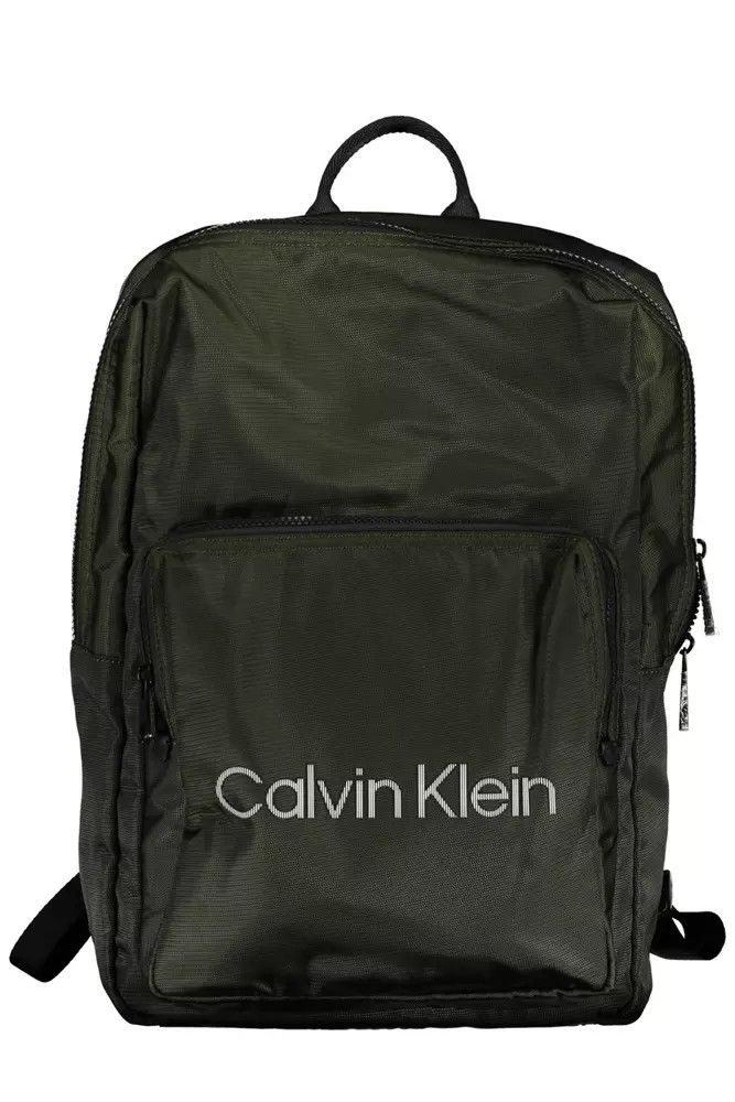 Calvin Klein Green Polyester Men Men's Backpack Size ONE SIZE - 1 Thumbnail
