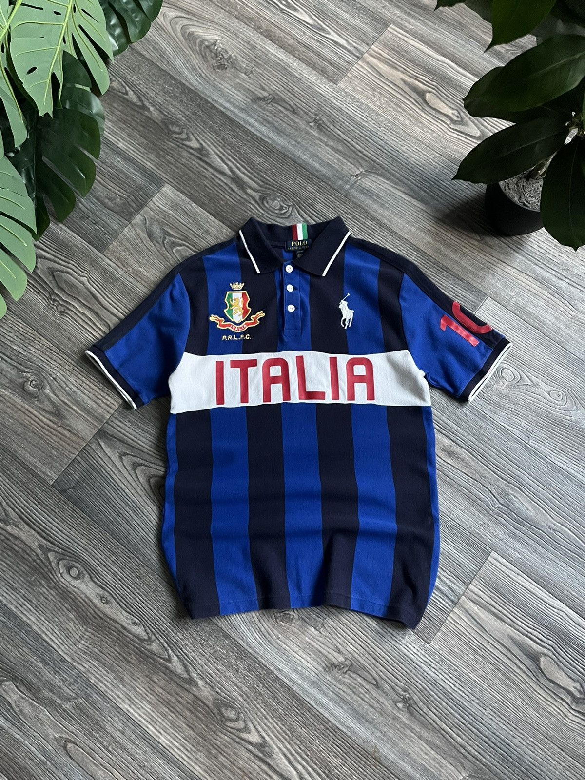 Hype Polo Ralph Lauren Streetwear POLO RALPH LAUREN ITALIA NUMBER 10 CHIEF KEEF STYLE POLO Grailed
