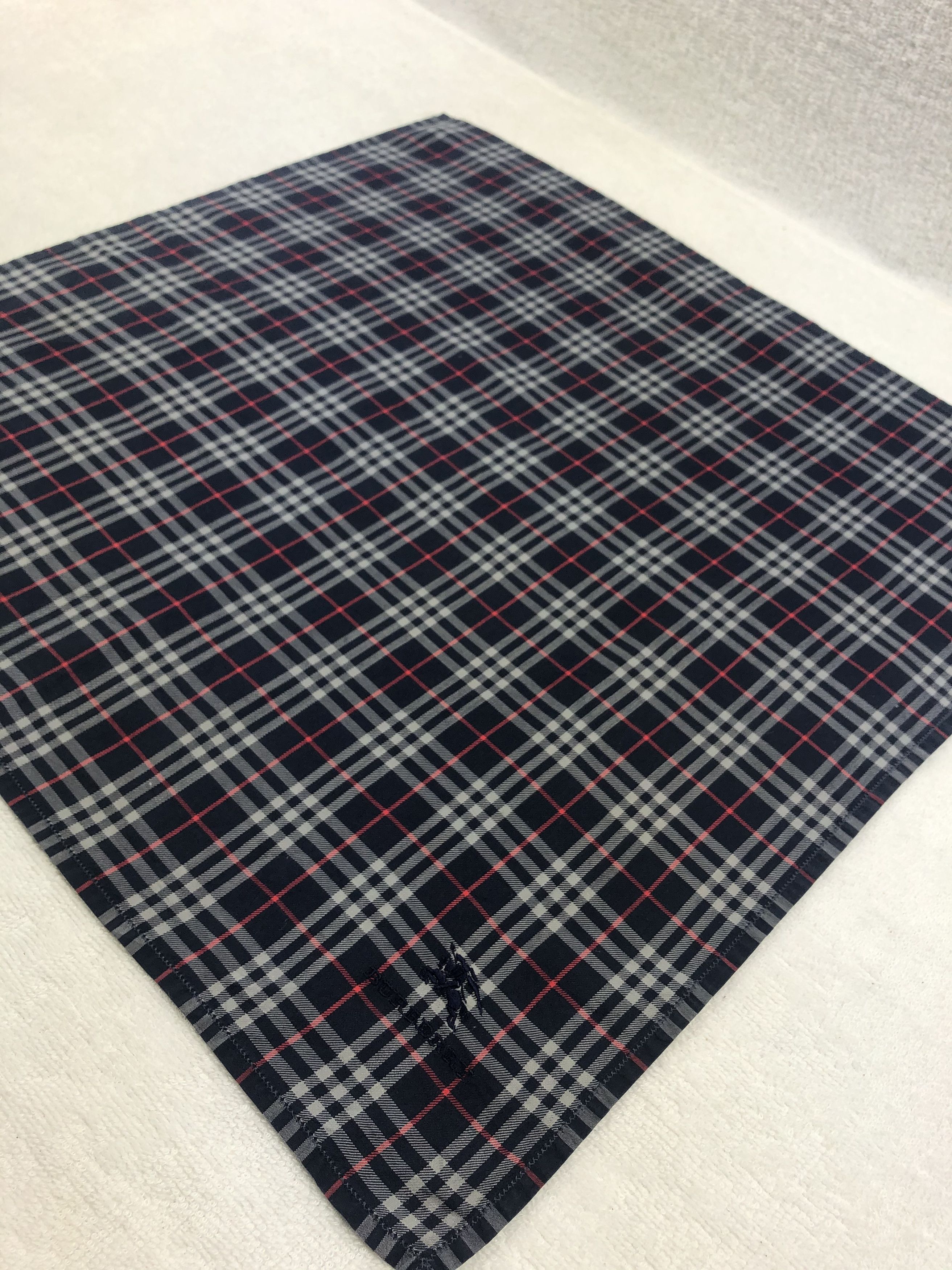 Burberry Vintage Burberry Handkerchief / Bandana / Neckerchief Size ONE SIZE - 3 Thumbnail