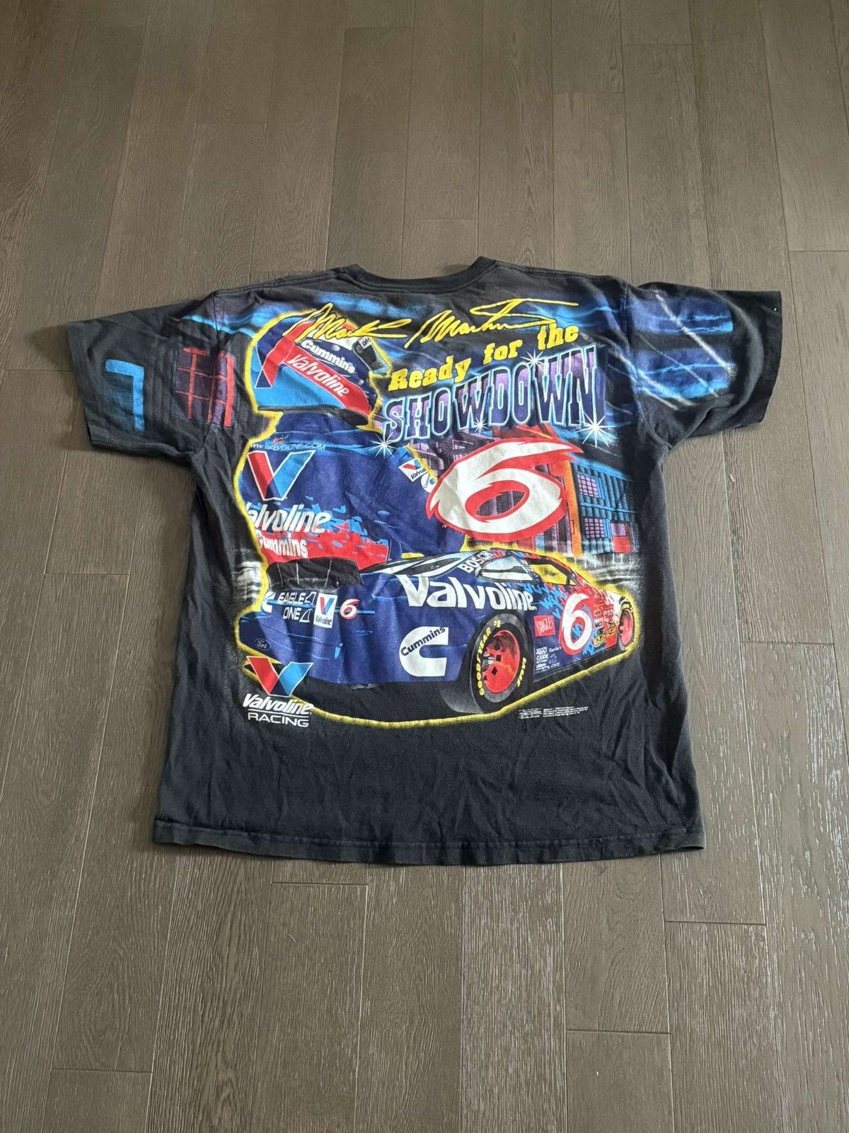 NASCAR Vintage Anvil 1999 Mark Martin Nascar Tee Size US XL / EU 56 / 4 - 2 Thumbnail