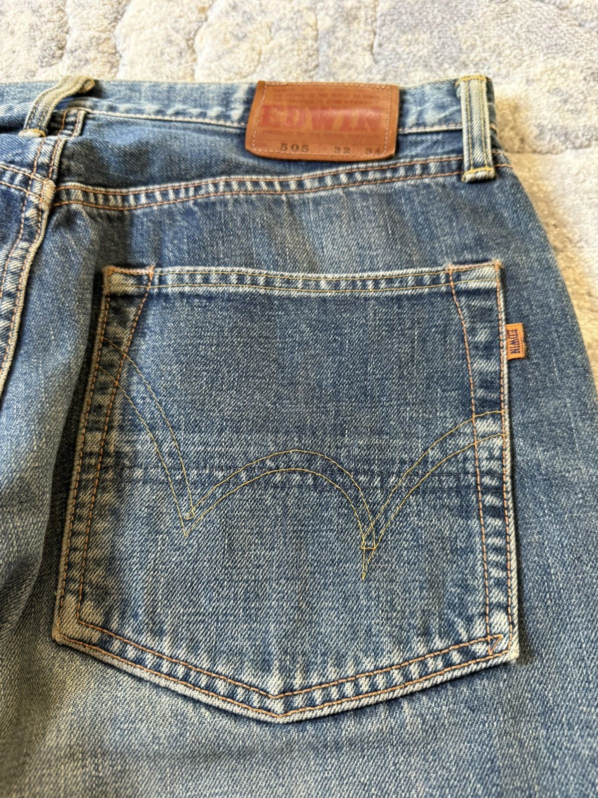 Edwin Edwin 505 Rare OG Type 1 Selvedge Baggy Jeans Size US 32 / EU 48 - 18 Thumbnail