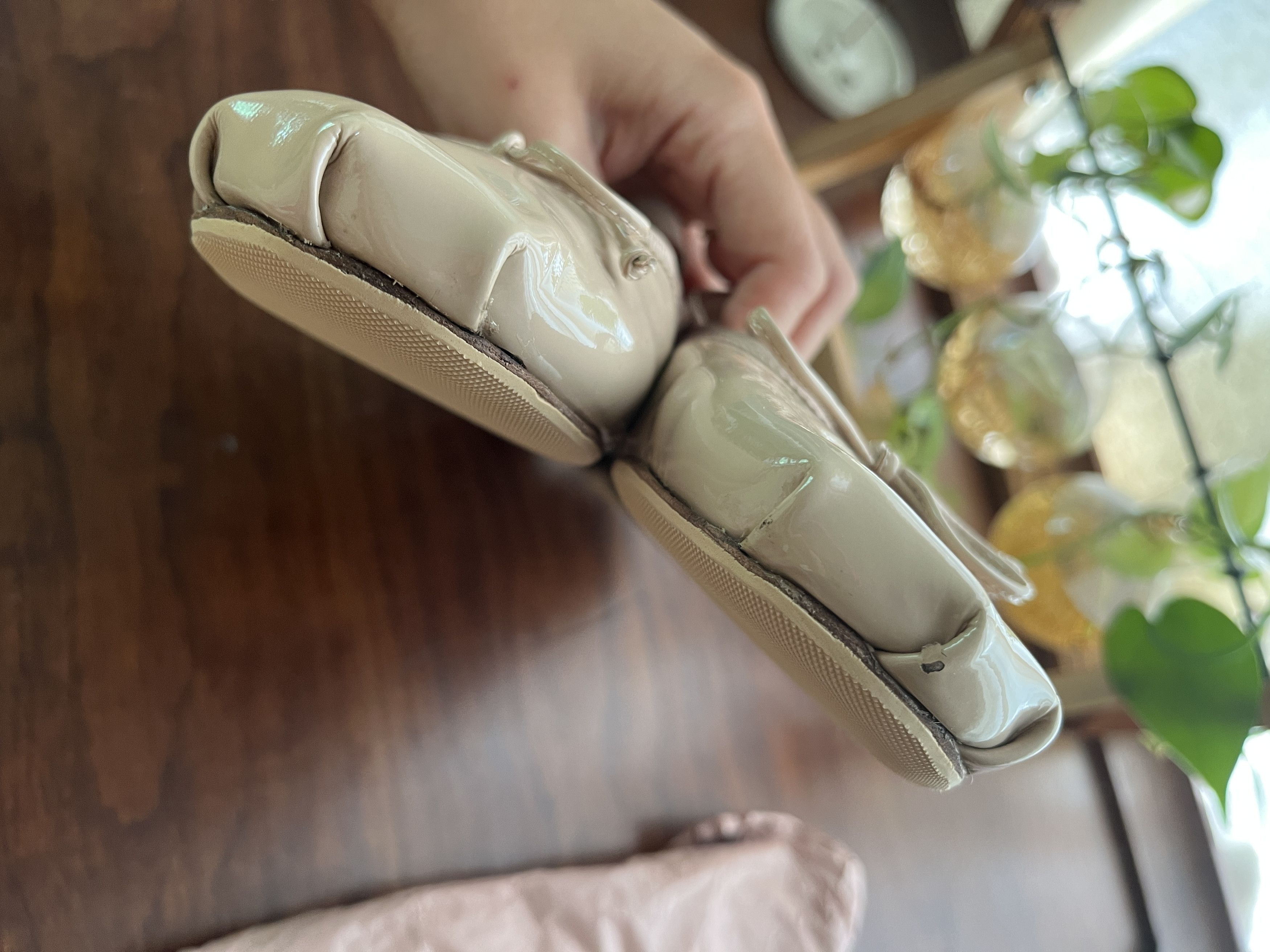 Miu Miu Miu Miu ballet flats patent leather beige size 35 Size US 5 / IT 35 - 3 Thumbnail