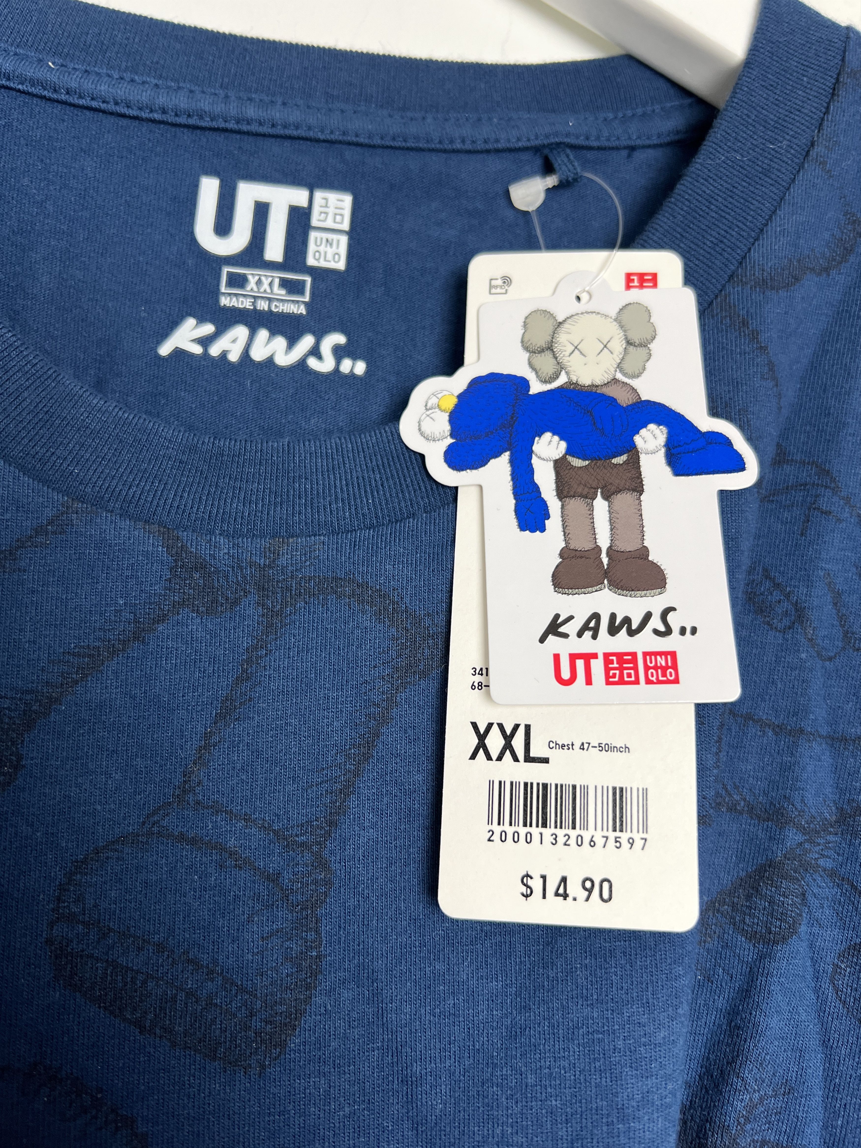 Kaws × Uniqlo Companion Print T-Shirt Size US XXL / EU 58 / 5 - 3 Thumbnail