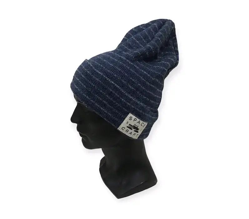Vintage Space Craft Stripe Beanie Hat Size ONE SIZE - 1 Thumbnail