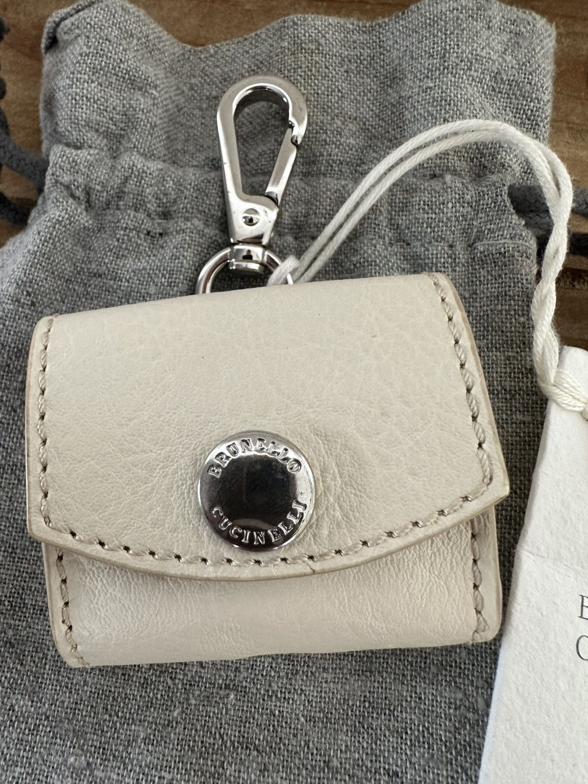 Brunello Cucinelli AirPods leather case Brunello Cucinelli Size ONE SIZE - 2 Thumbnail