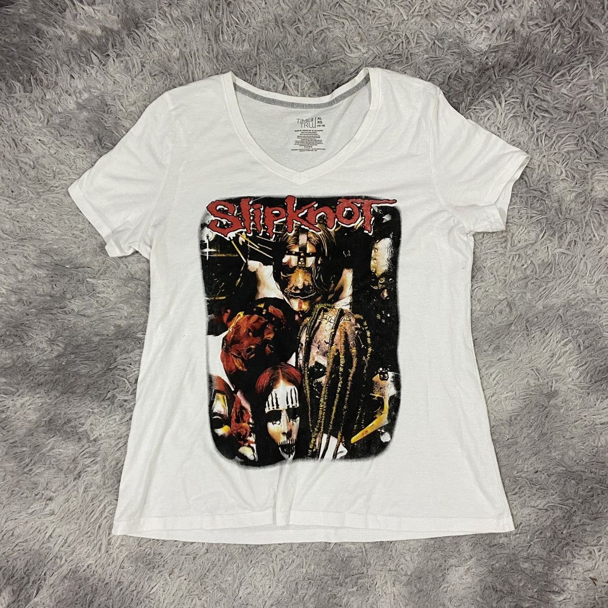 Band Tees V neck slipknot metal band unofficial fan made Size US L / EU 52-54 / 3 - 1 Thumbnail