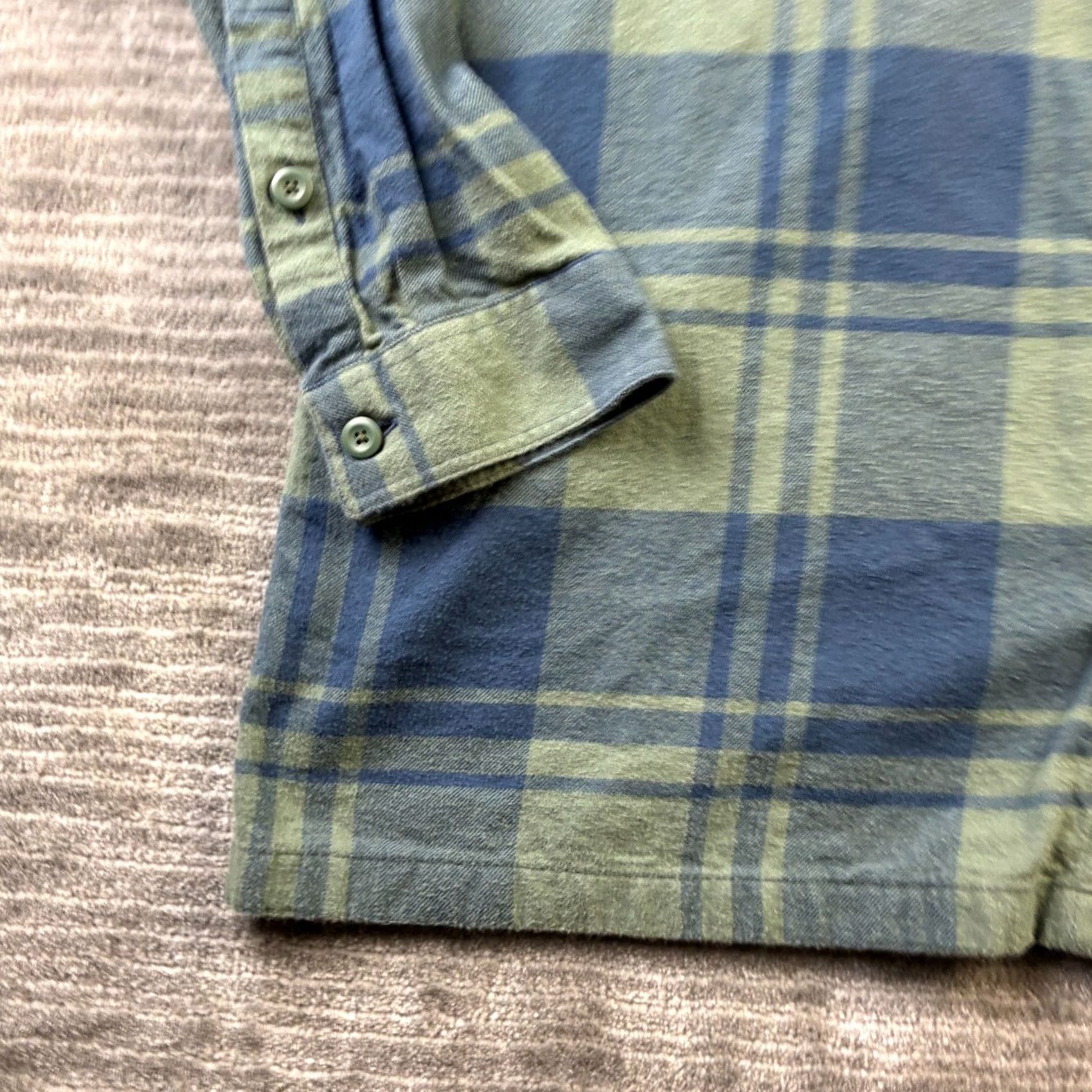 Patagonia Patagonia Shirt Mens 2XL Green Plaid Fjord Flannel Midweight Button Up Organic Size US XXL / EU 58 / 5 - 6 Thumbnail