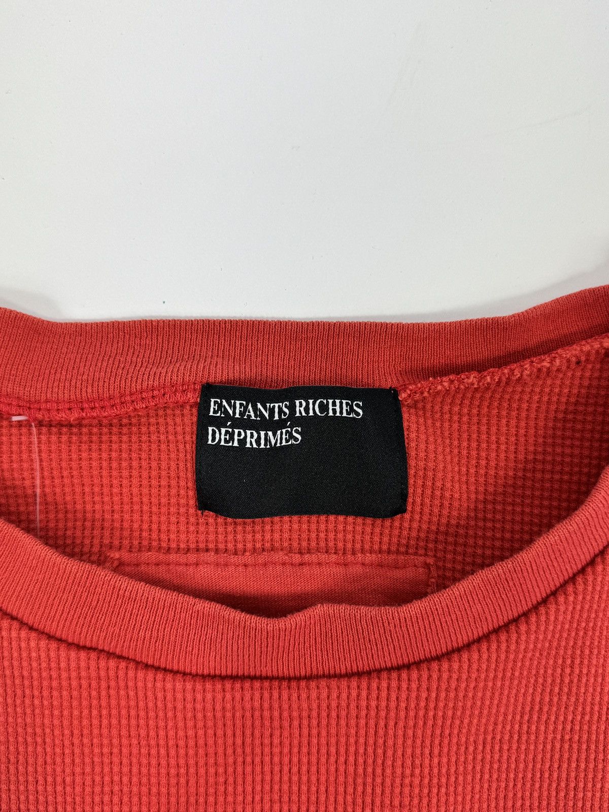 Enfants Riches Deprimes ASSEMBLAGE APPLIQUE WAFFLE FITTED THERMAL T-SHIRT Size US XL / EU 56 / 4 - 4 Thumbnail